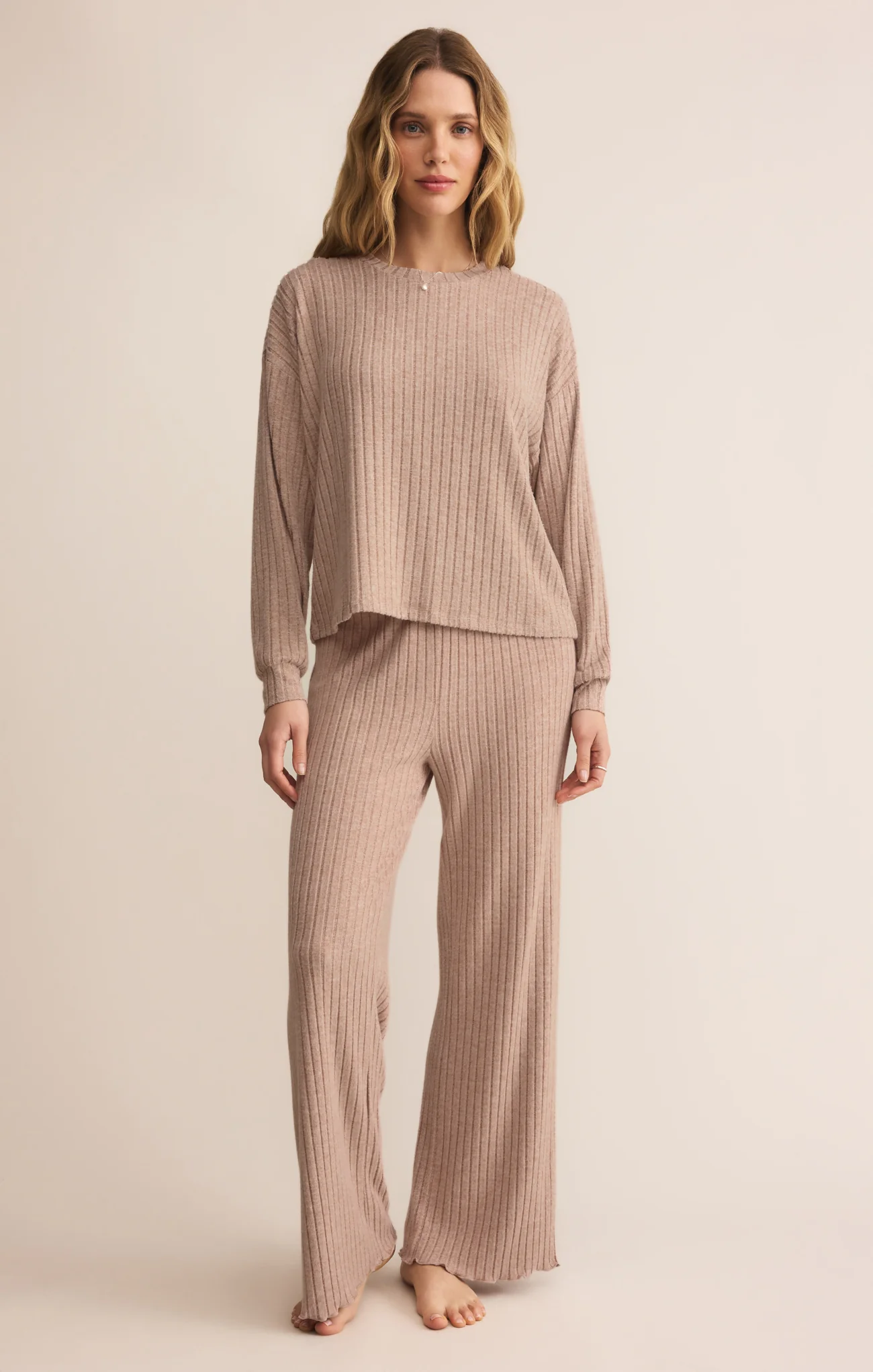 Dawn Smocked Silky Rib Pant - Image 76