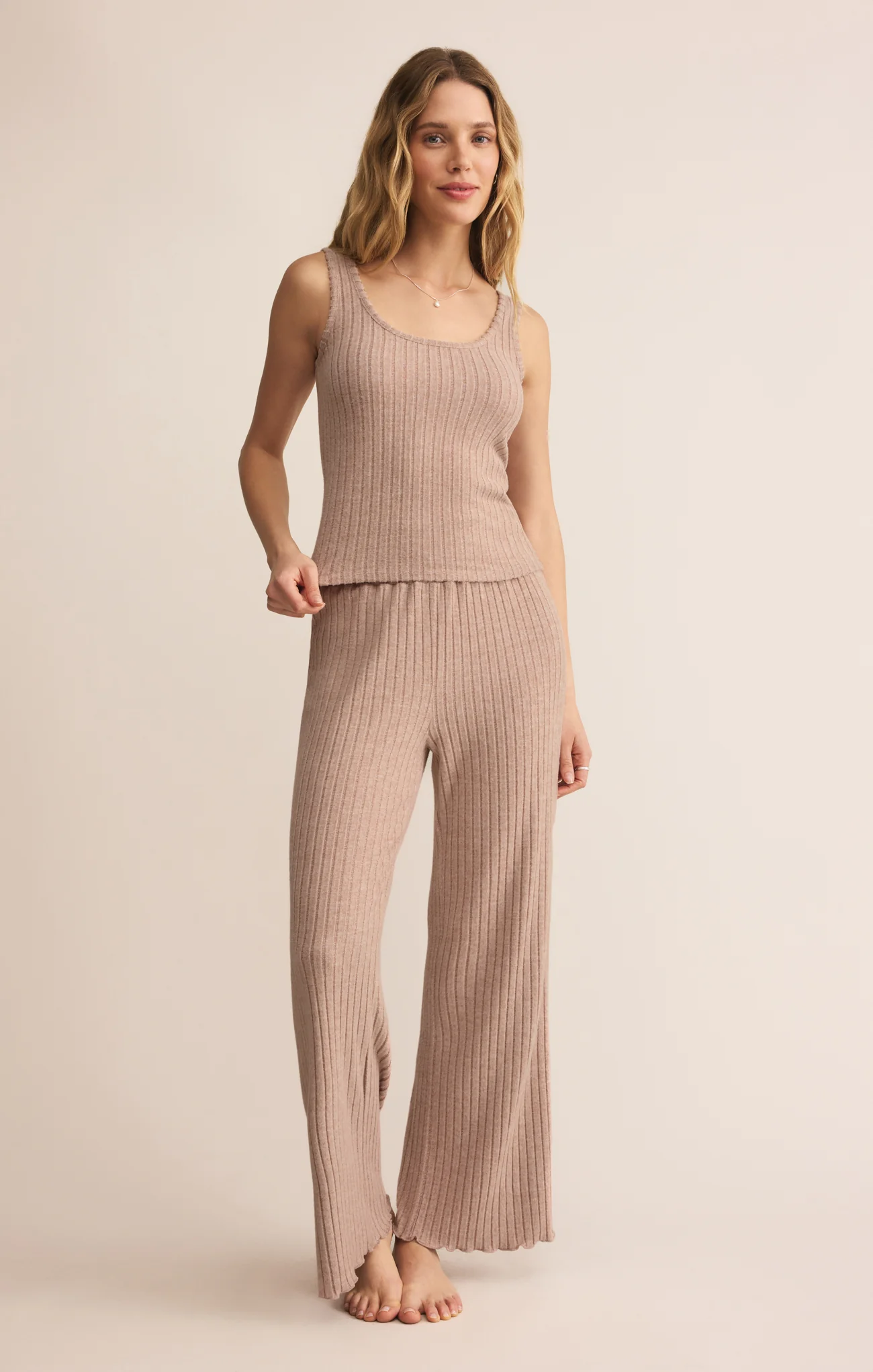 Dawn Smocked Silky Rib Pant - Image 80