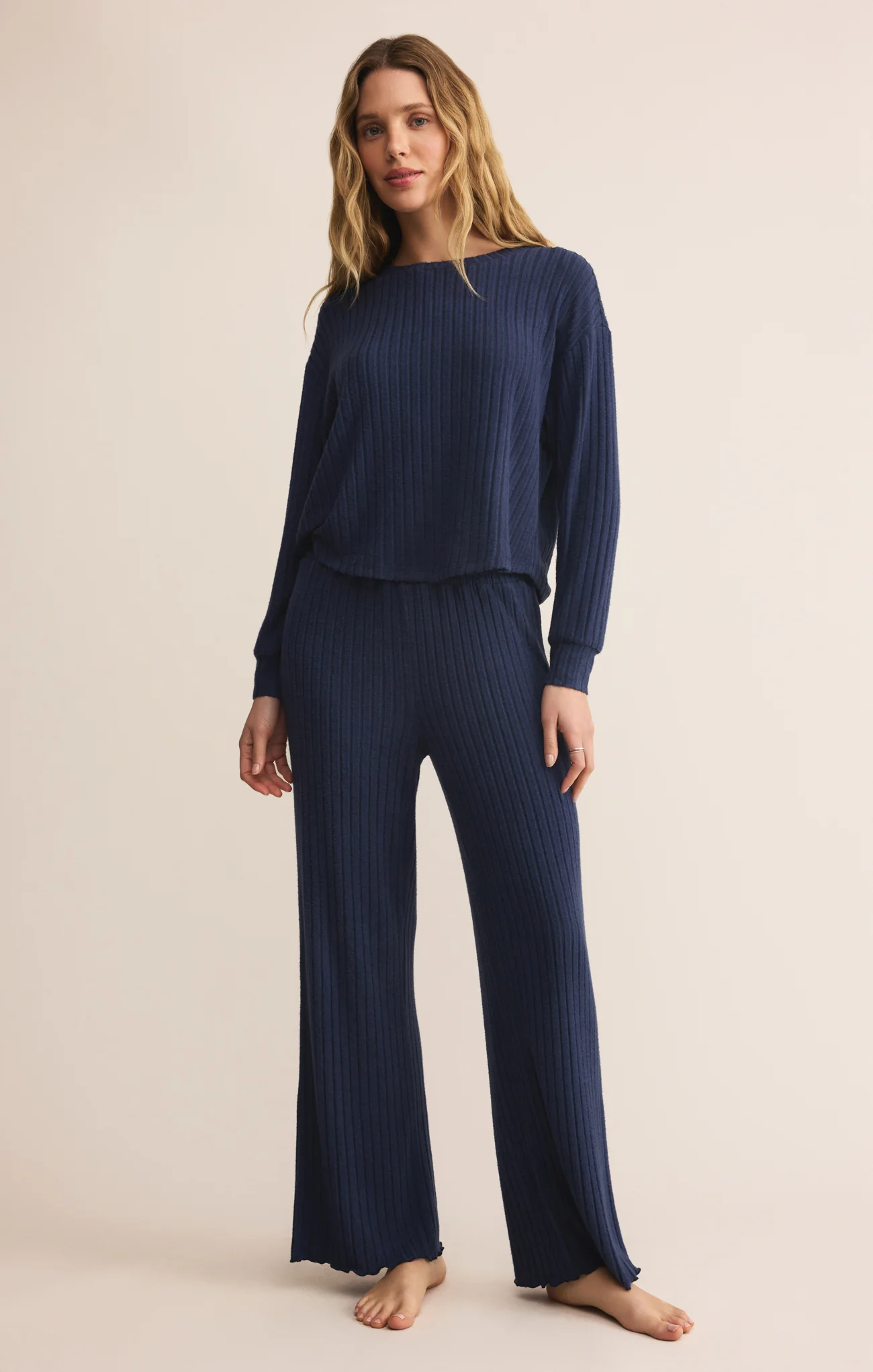 Dawn Smocked Silky Rib Pant - Image 88