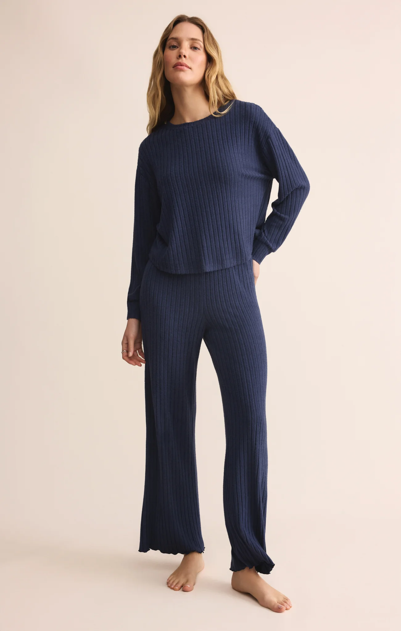 Dawn Smocked Silky Rib Pant - Image 94