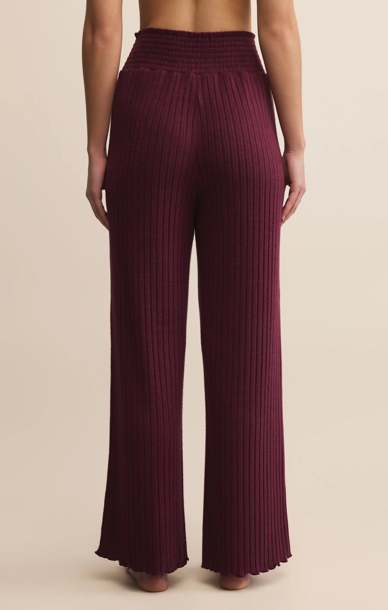 Dawn Smocked Silky Rib Pant - Image 99