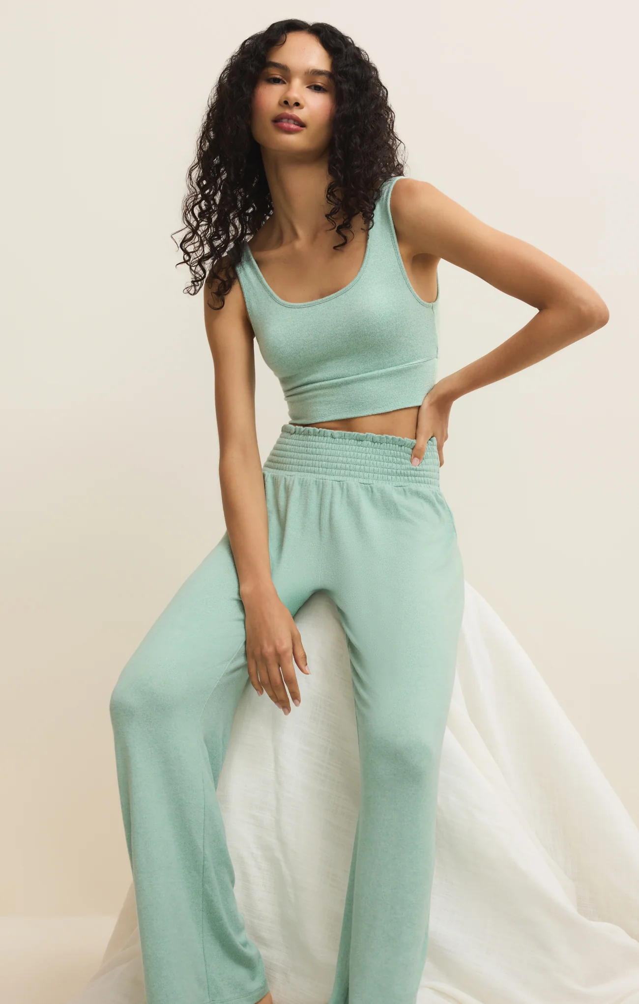 Dawn Smocked Soft Knit Pant - Image 7