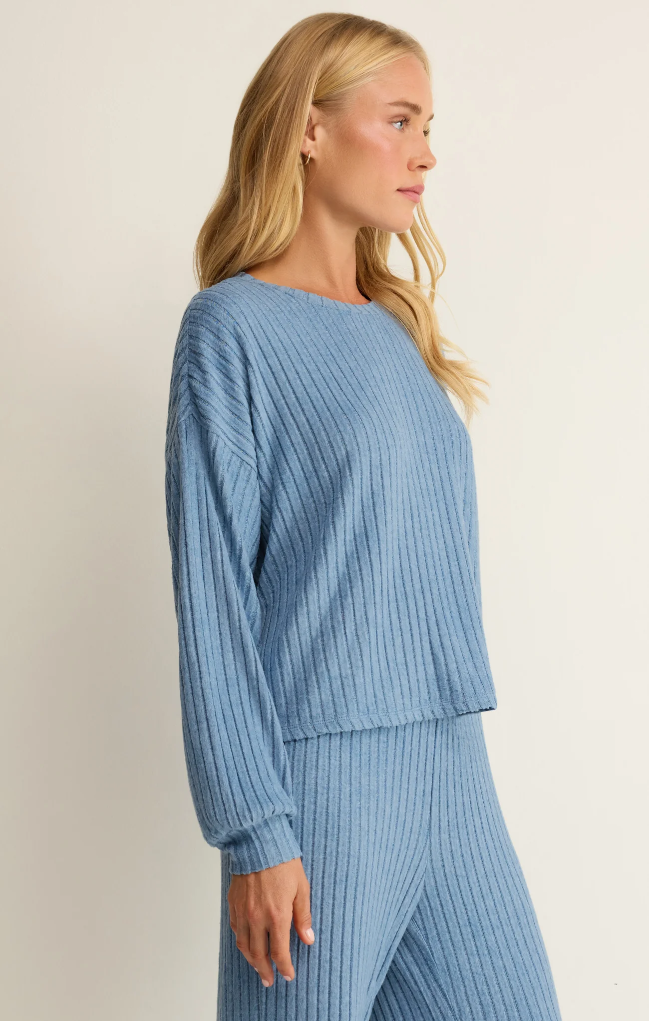 Daydream Silky Rib Long Sleeve Top - Image 13