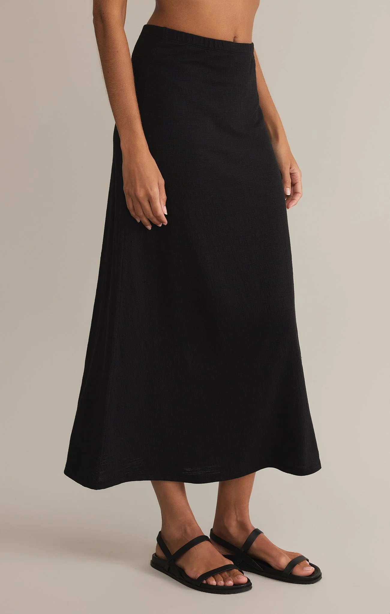 Delavine Textured Midi Skirt - Image 11
