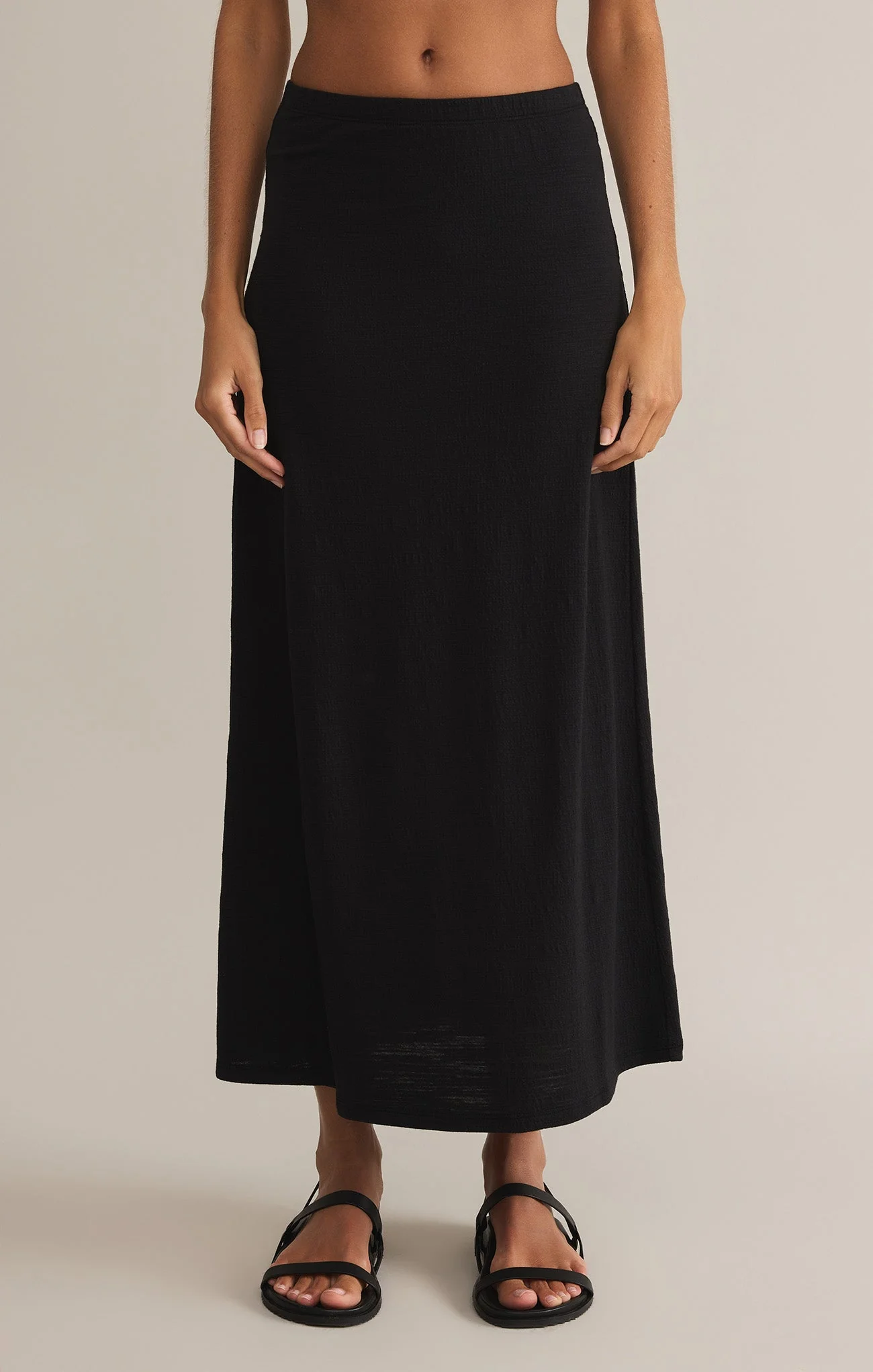 Delavine Textured Midi Skirt - Image 9