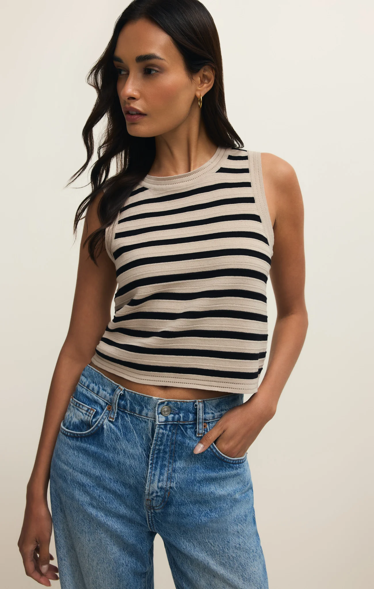 Emori Striped Muscle Tank - Image 11