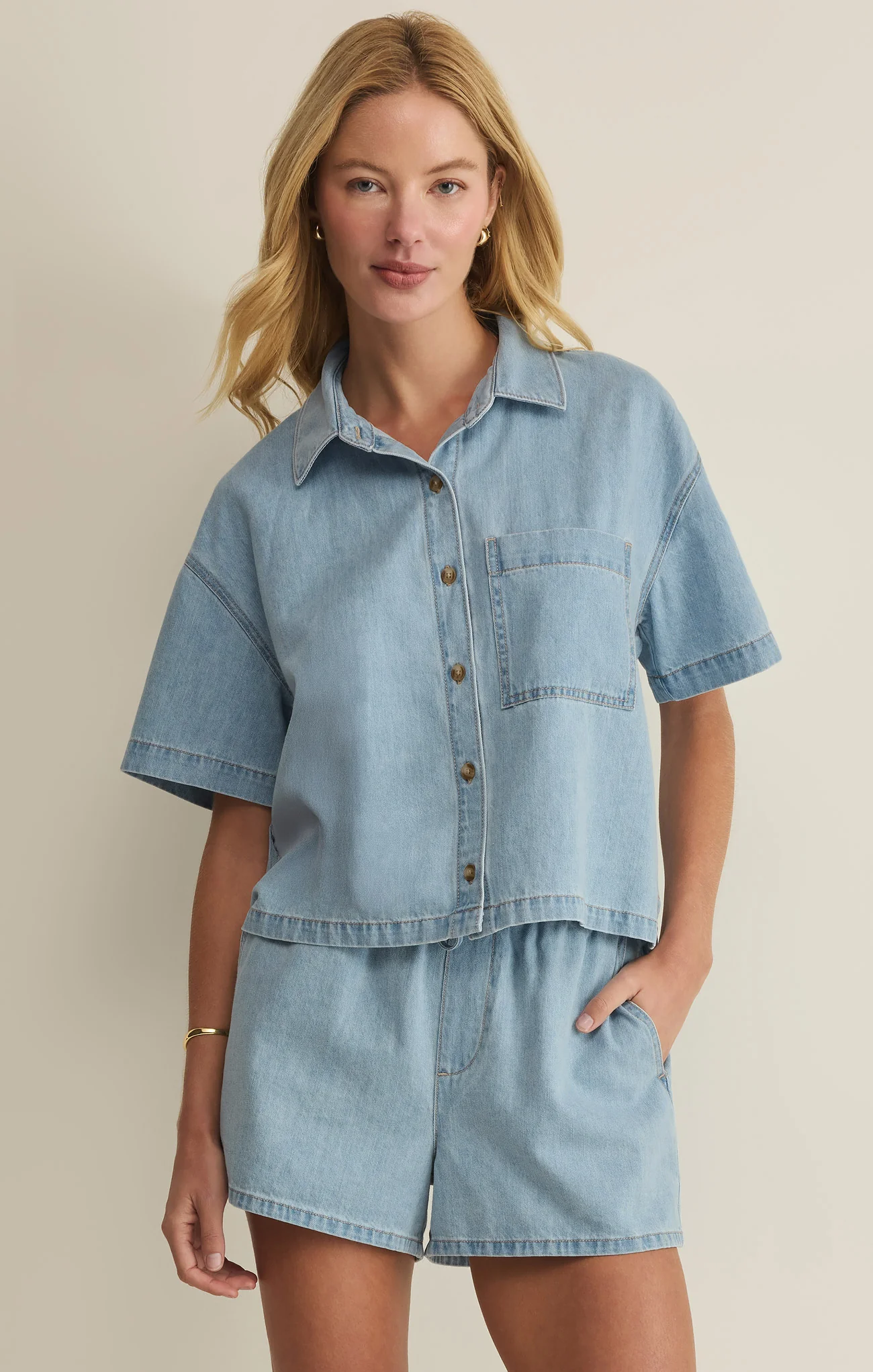 Everyday Denim Button Up - Image 11