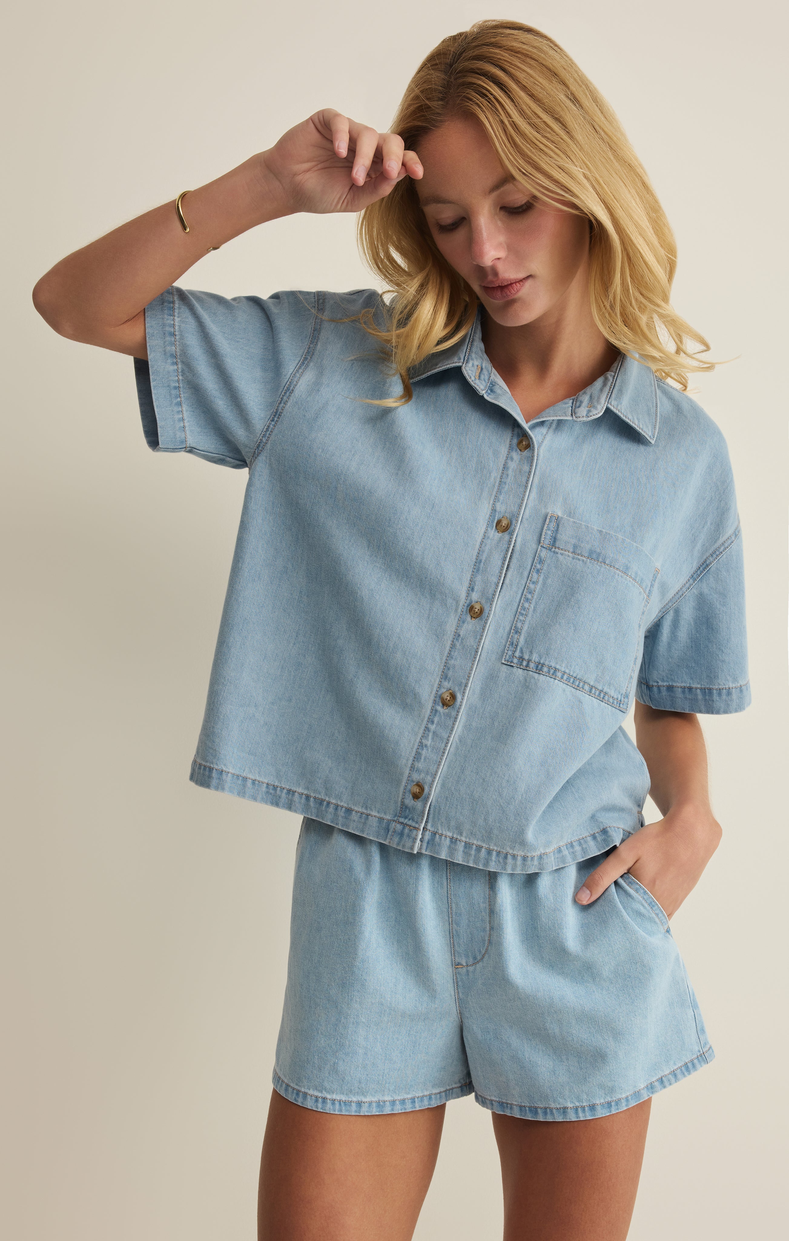 Everyday Denim Button Up - Image 18
