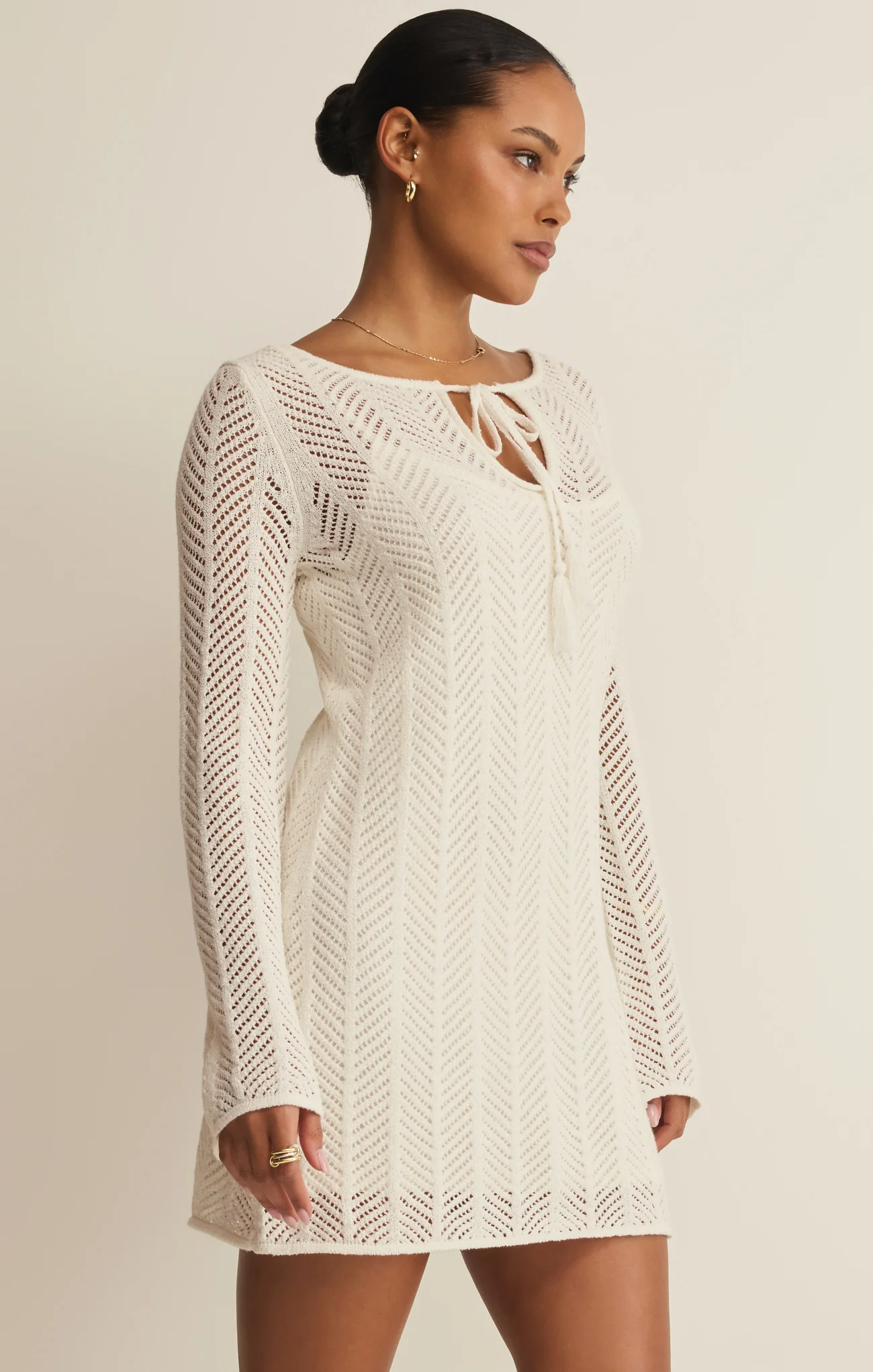 Falling Waters Crochet Dress - Image 3