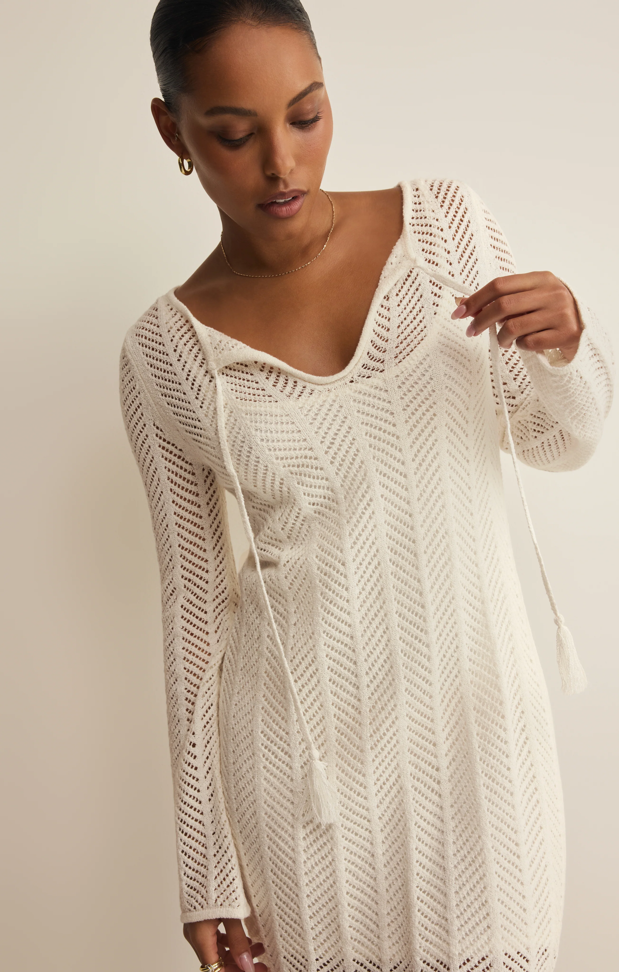 Falling Waters Crochet Dress - Image 6