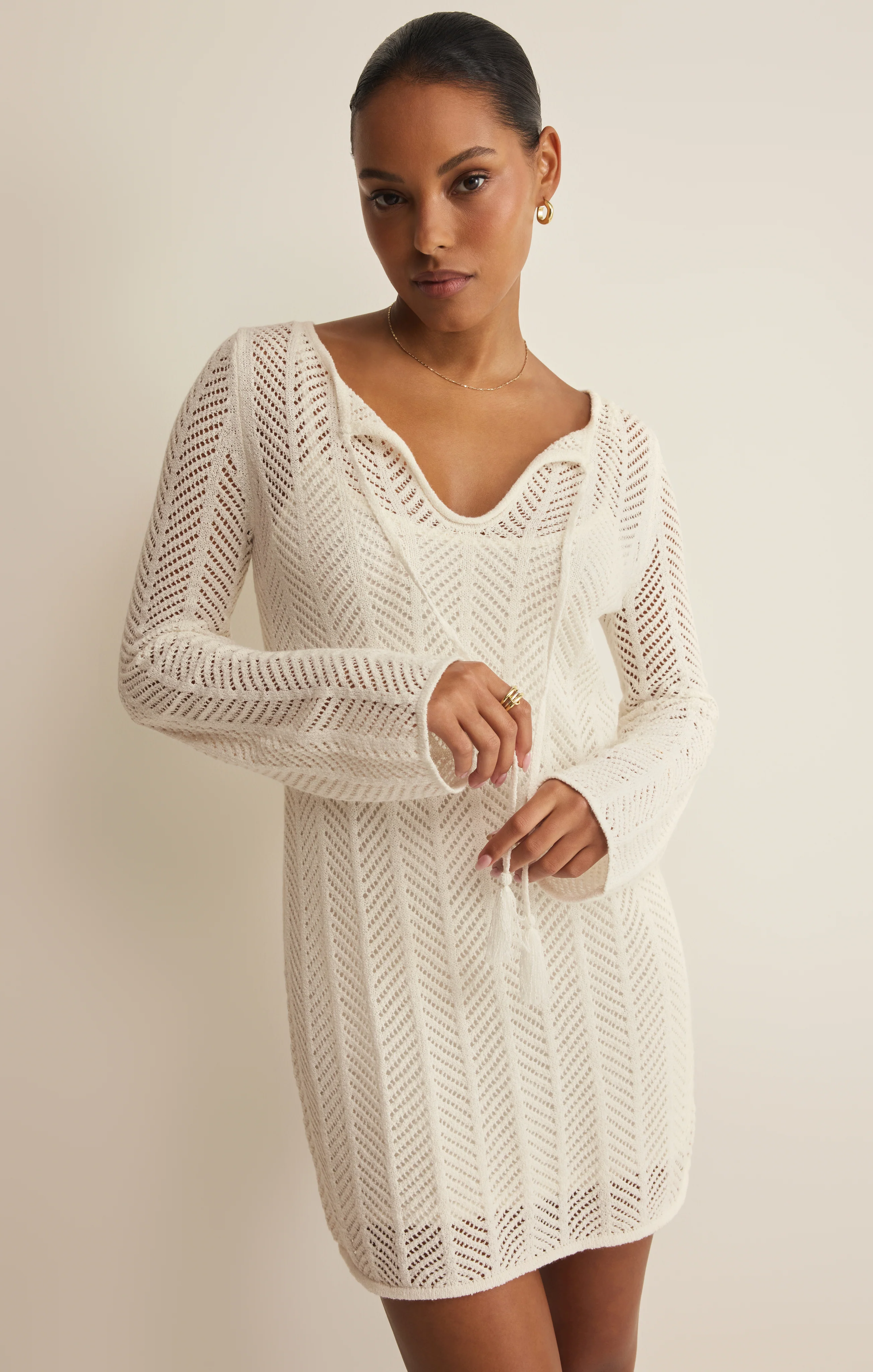 Falling Waters Crochet Dress - Image 8