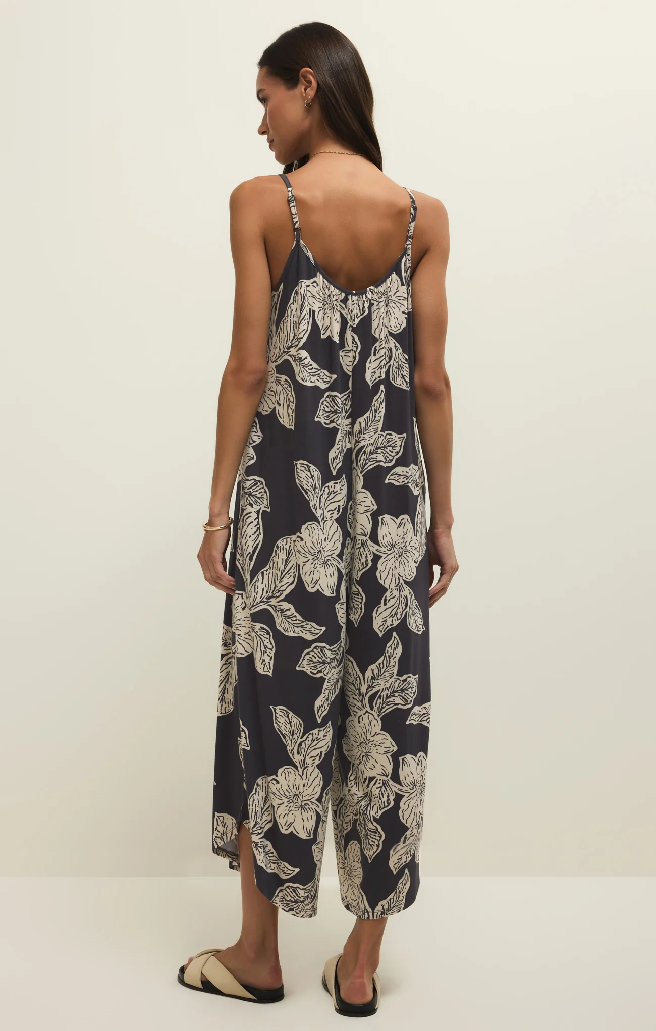 Flared Asha Floral Jumpsuit - Image 3