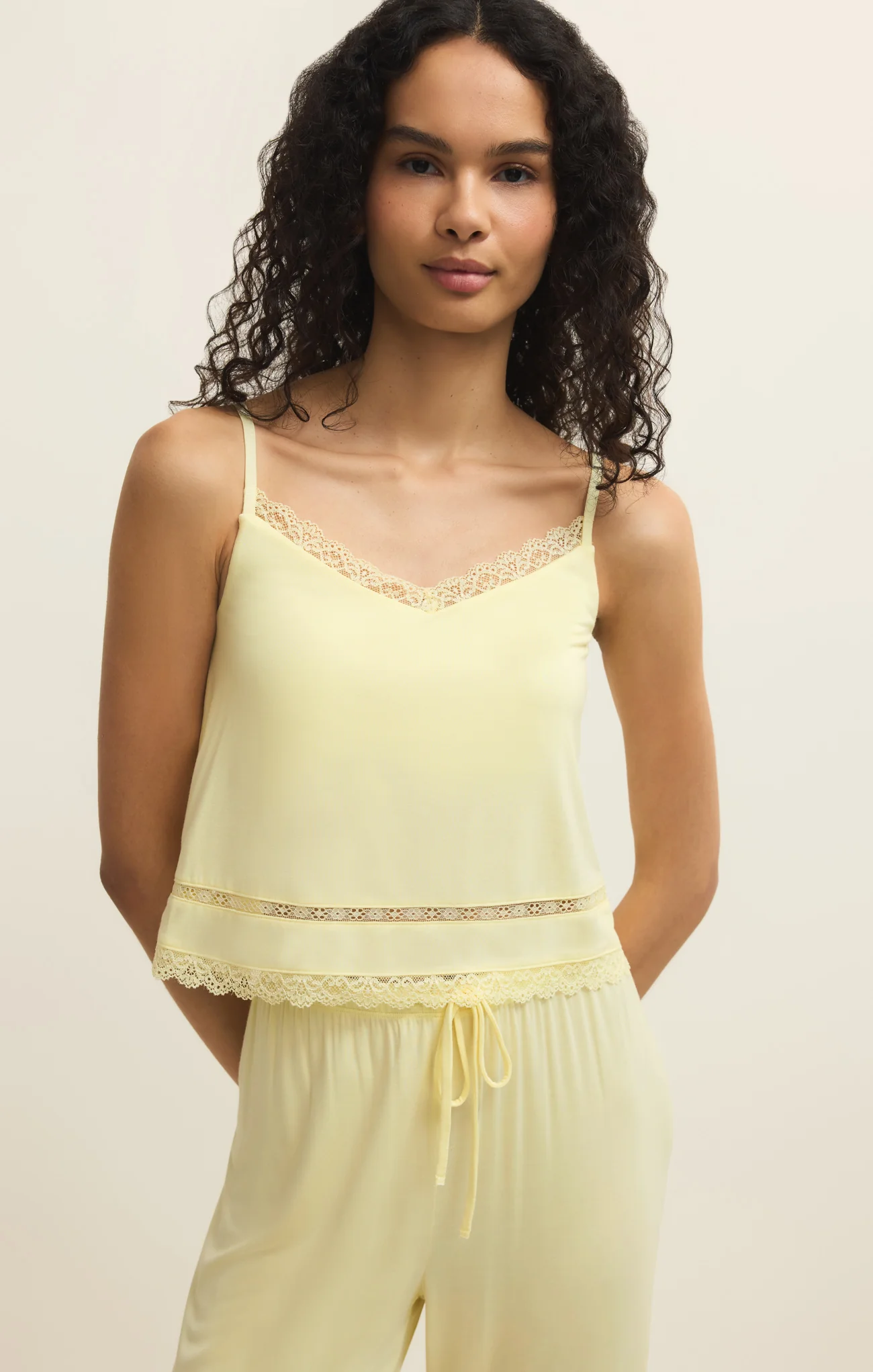 Gigi Cropped Lace Cami - Image 7