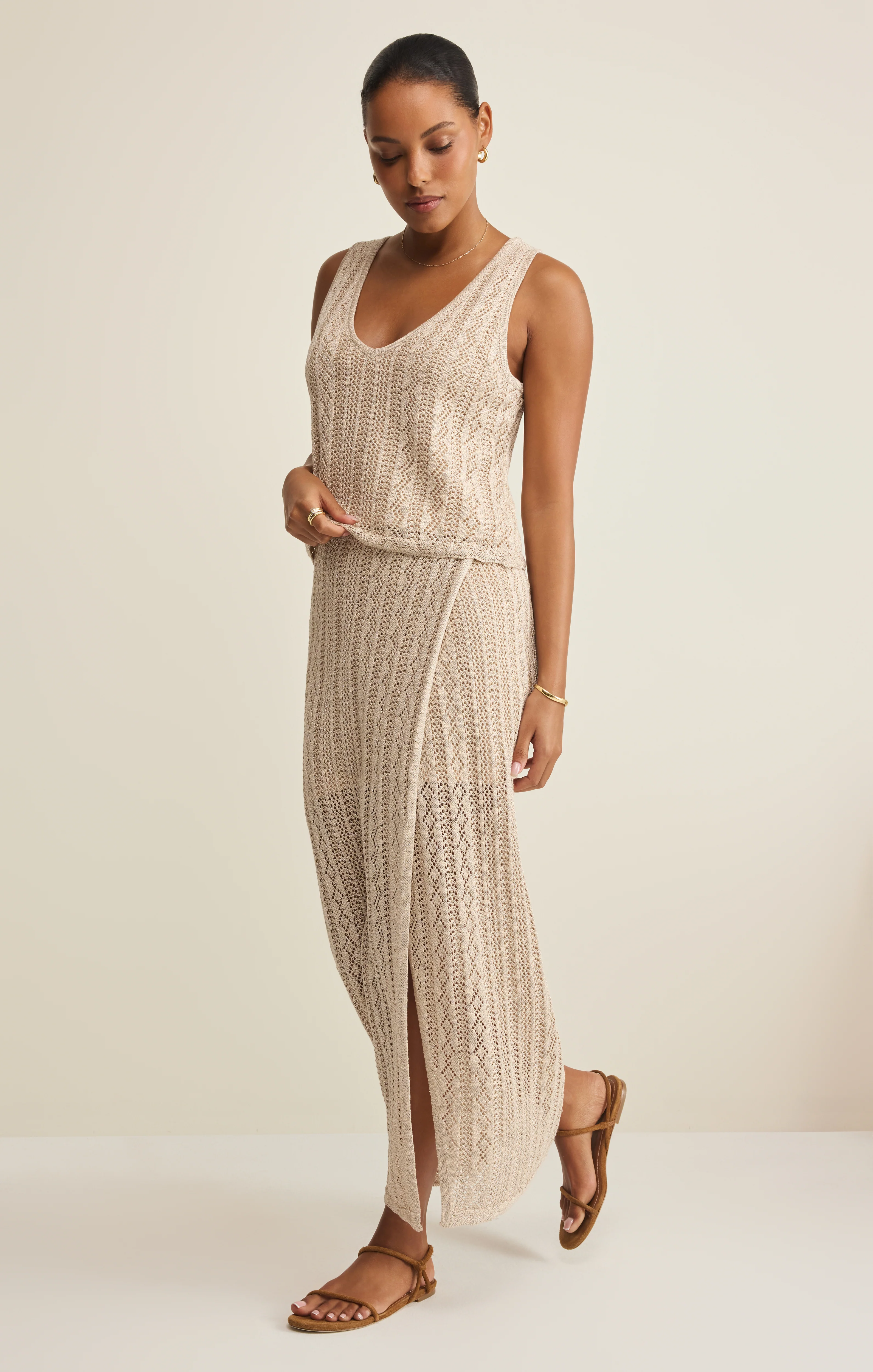 Glimmer Pointelle Tank - Image 12