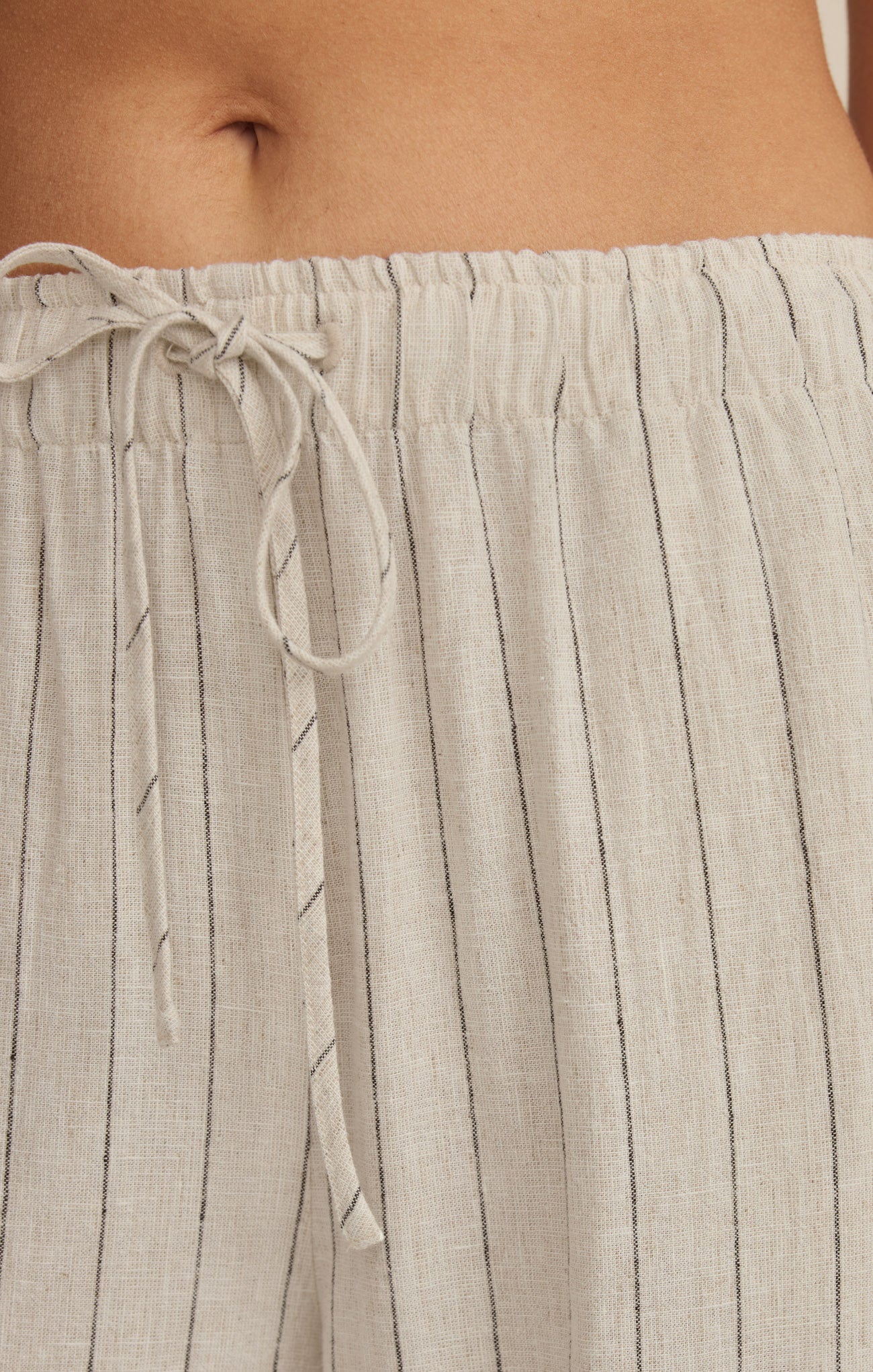 Henri Striped Linen Wide Leg Pant - Image 7