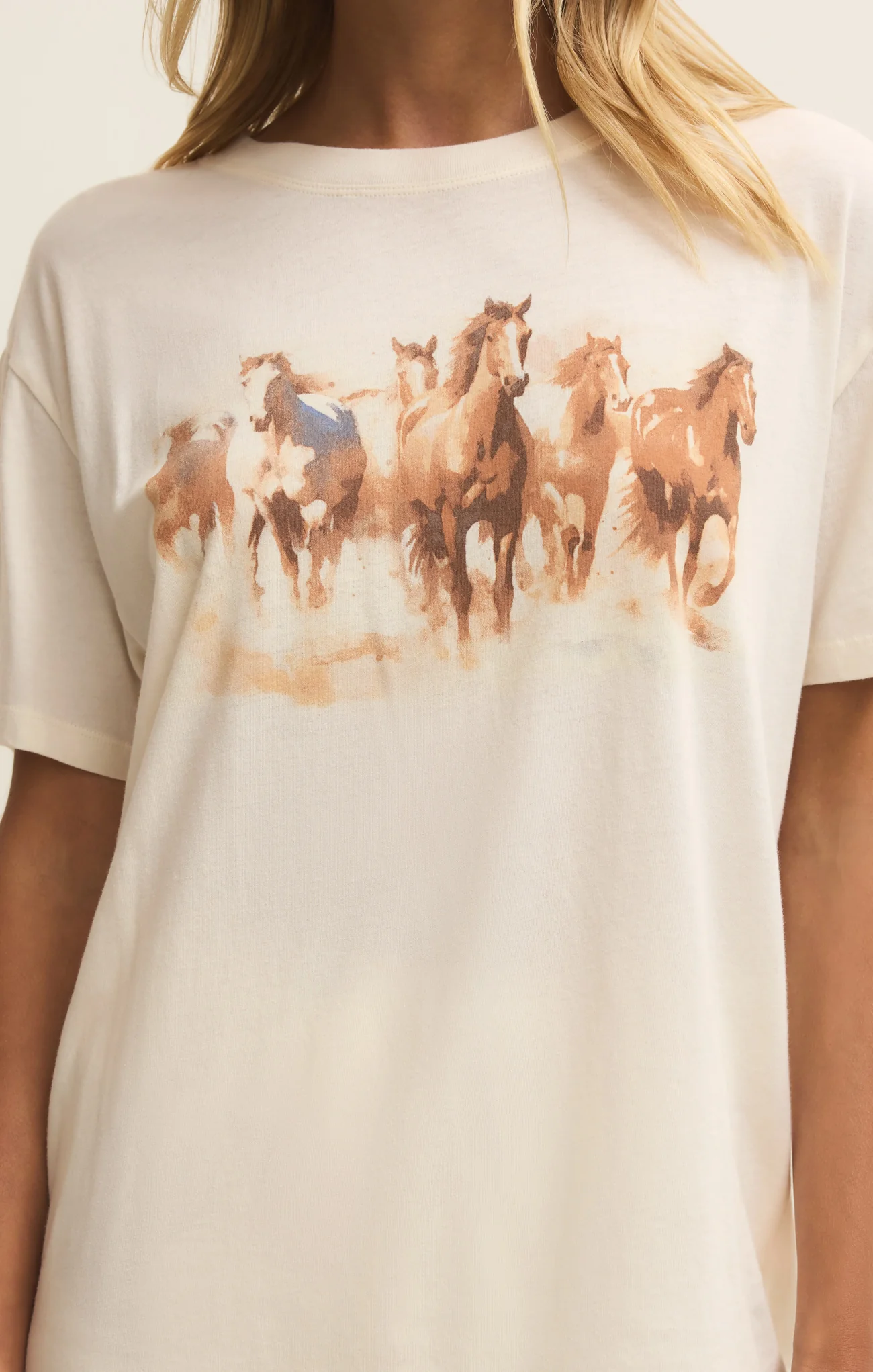 Howdy Horses Boyfriend Tee - Image 8