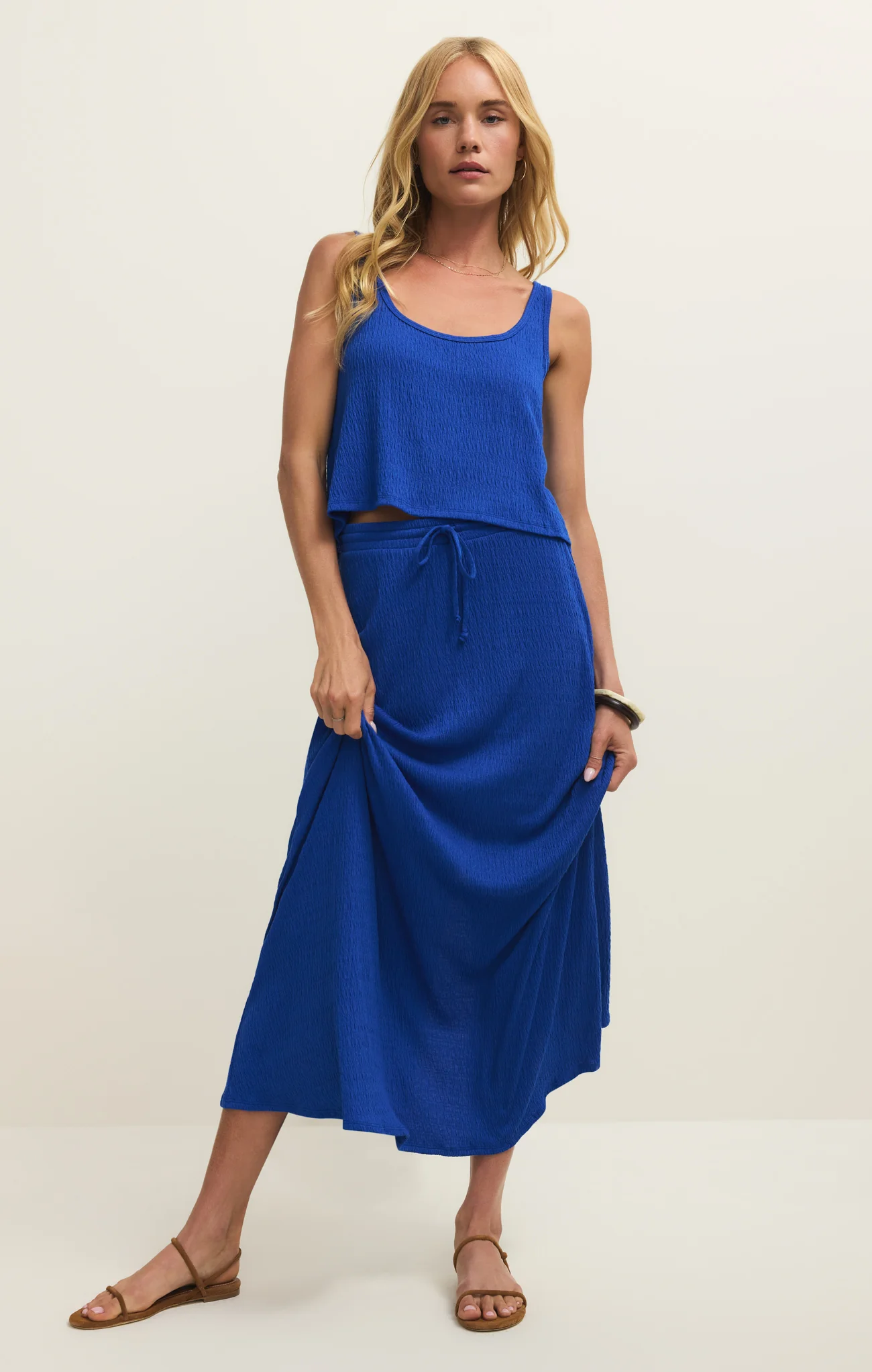 Joanna Textured Knit Cropped Tank - Image 12