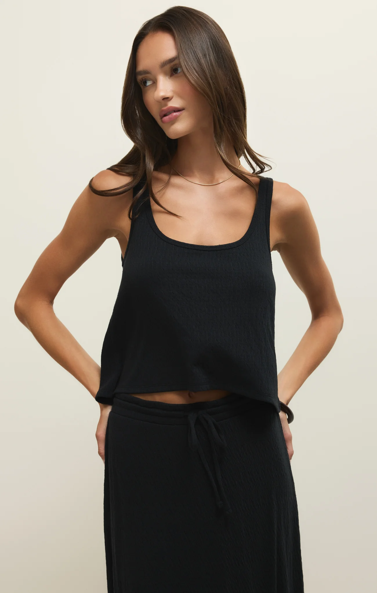 Joanna Textured Knit Cropped Tank - Image 21