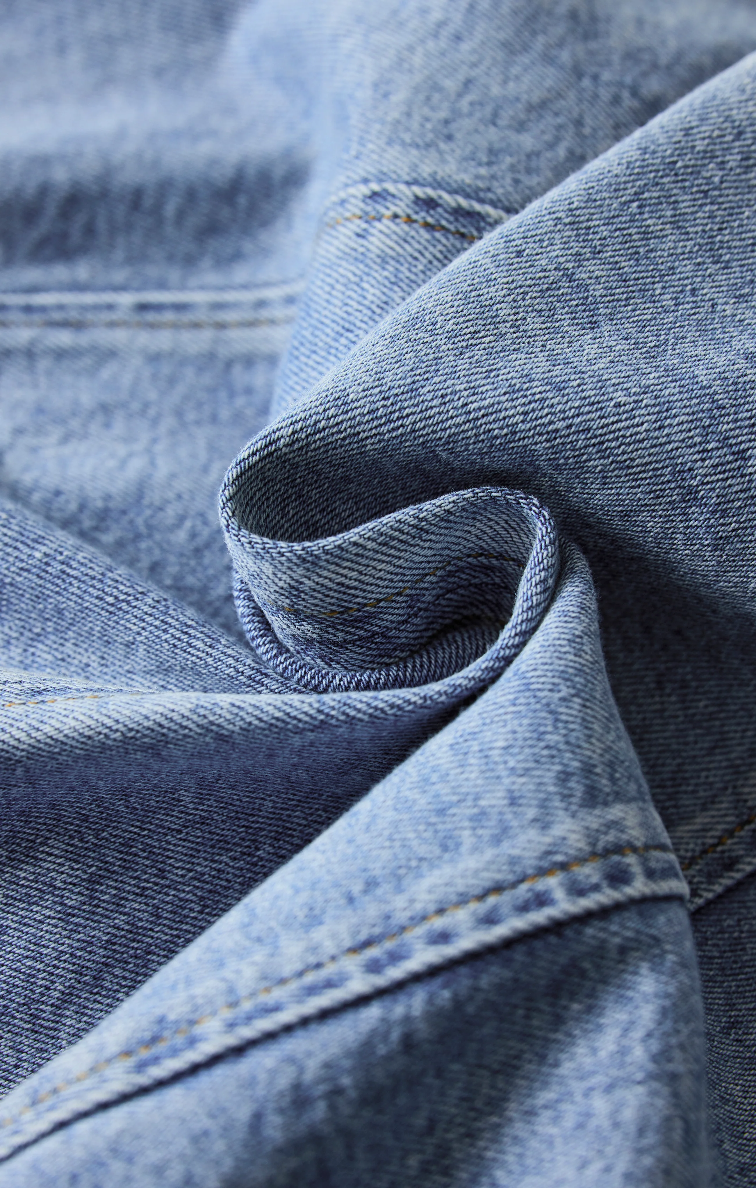 Jolie Denim Mini Dress - Image 11