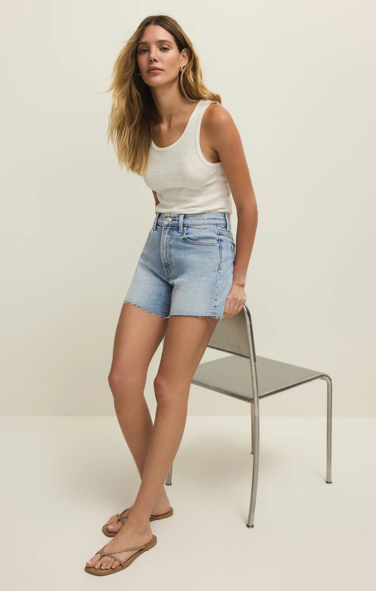 Jonah Mid Rise Denim Short - Image 10