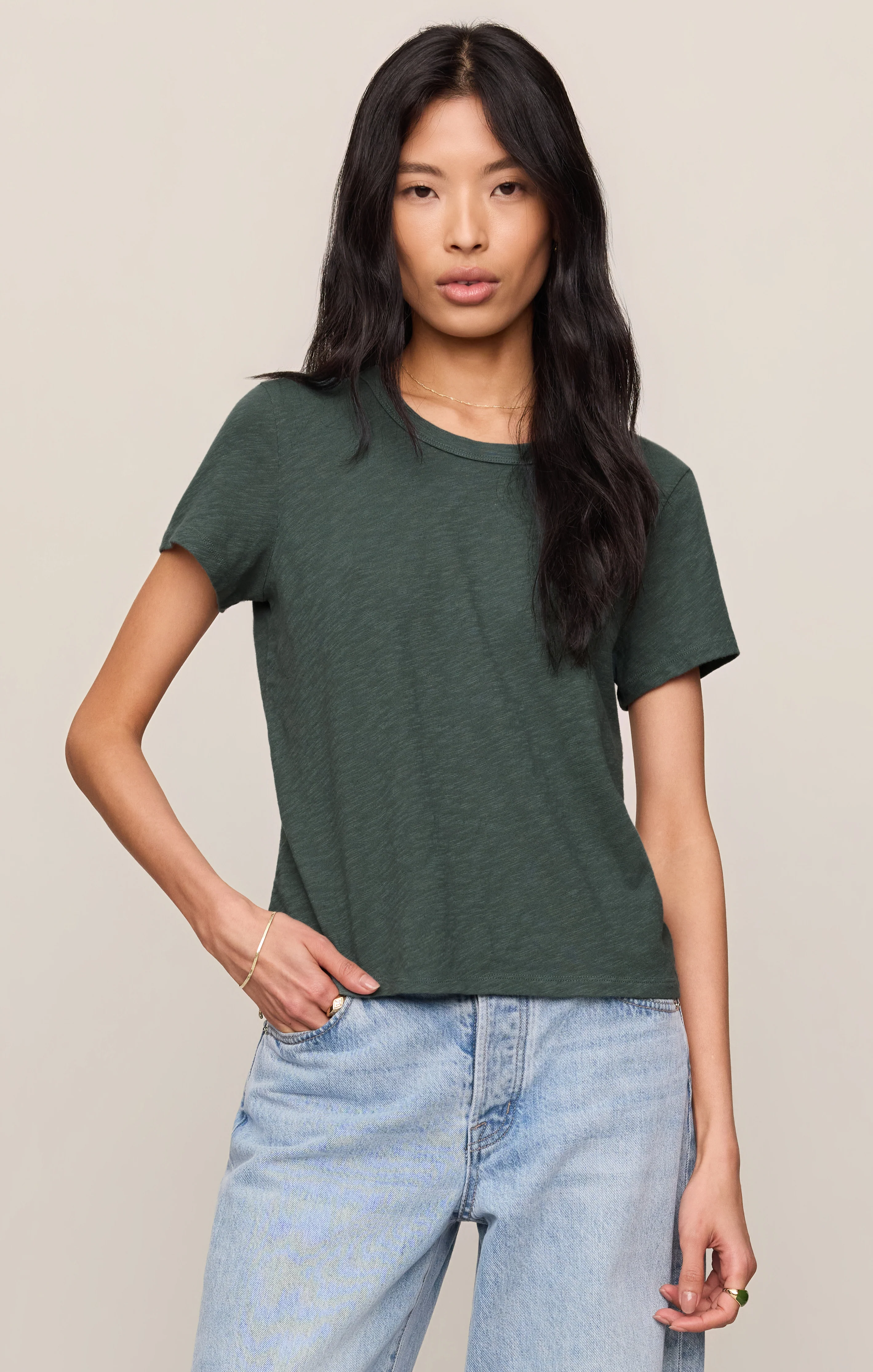 Junie Slub Tee - Image 37
