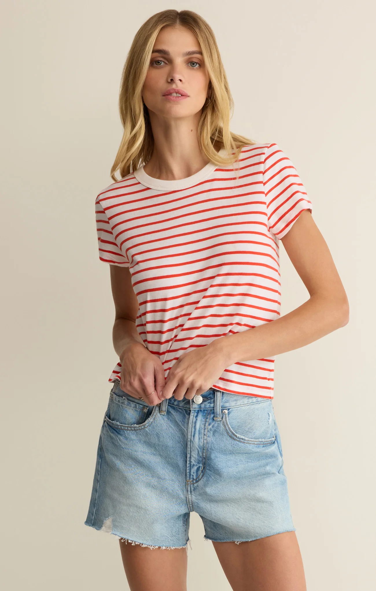 Junie Striped Tee - Image 2