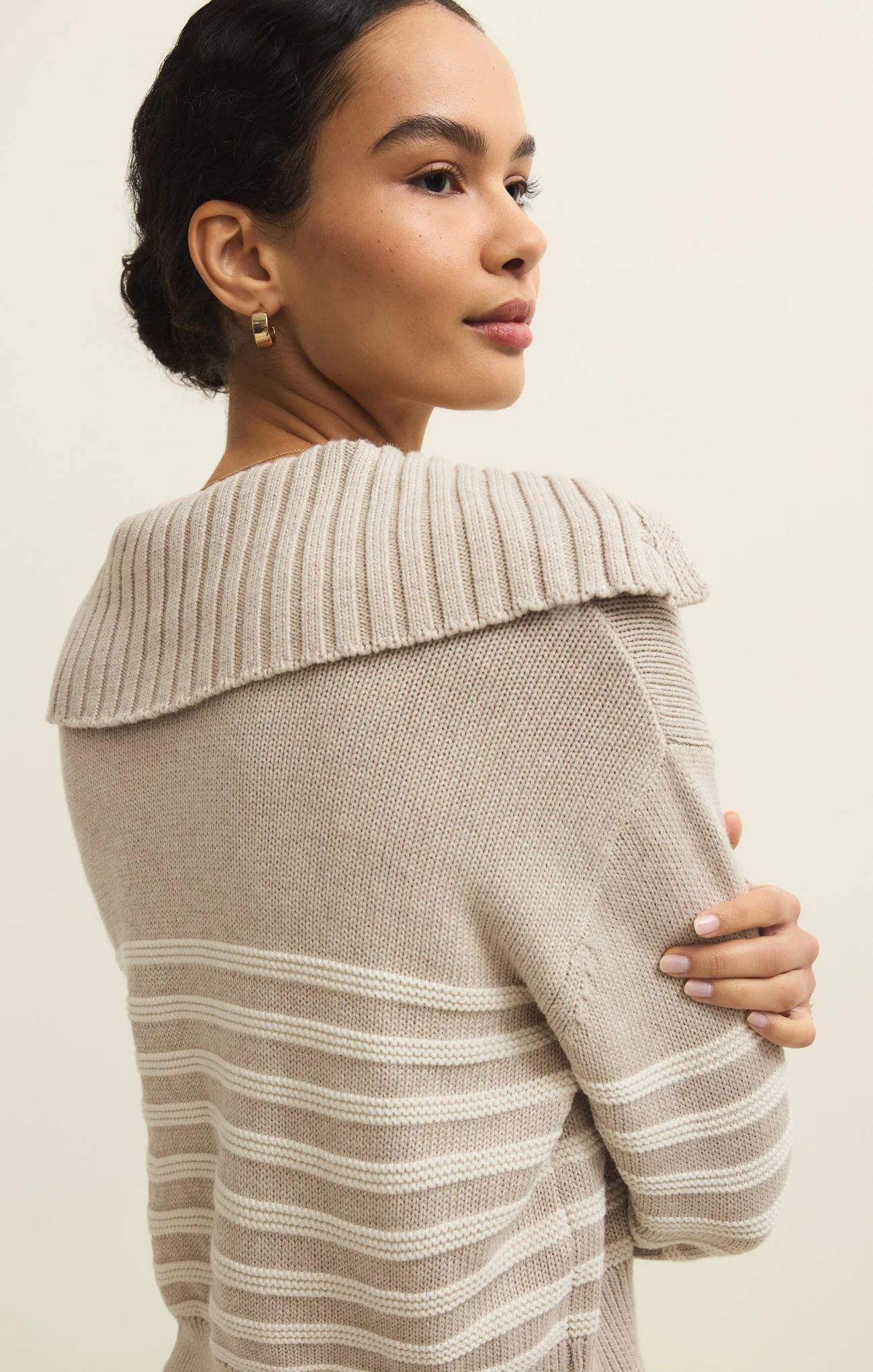 Kovac Cropped Sweater Jacket - Image 12