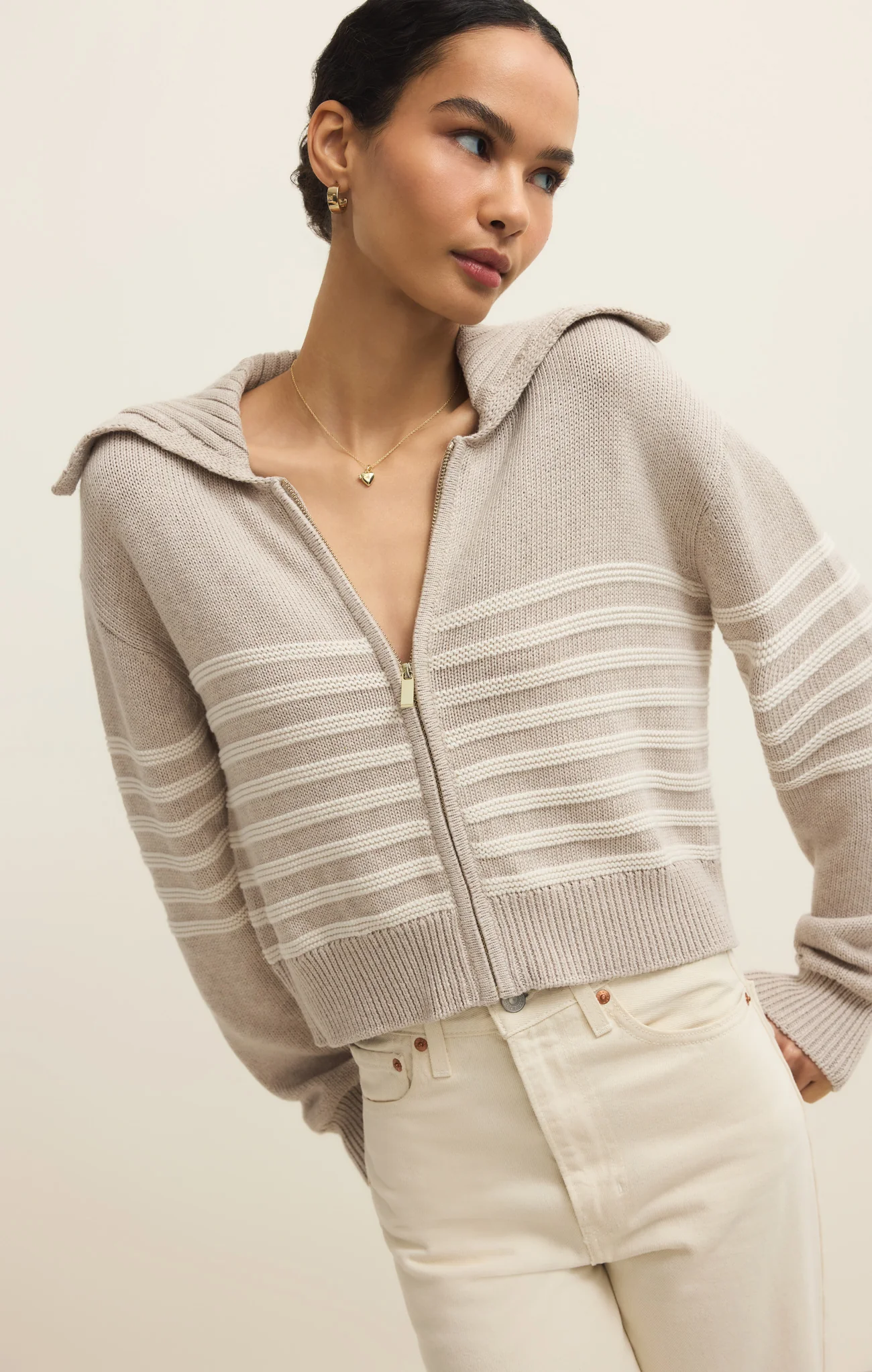 Kovac Cropped Sweater Jacket - Image 14