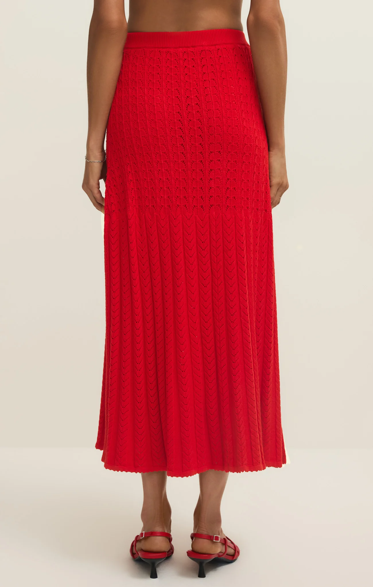 Lexa Crochet Sweater Maxi Skirt - Image 6