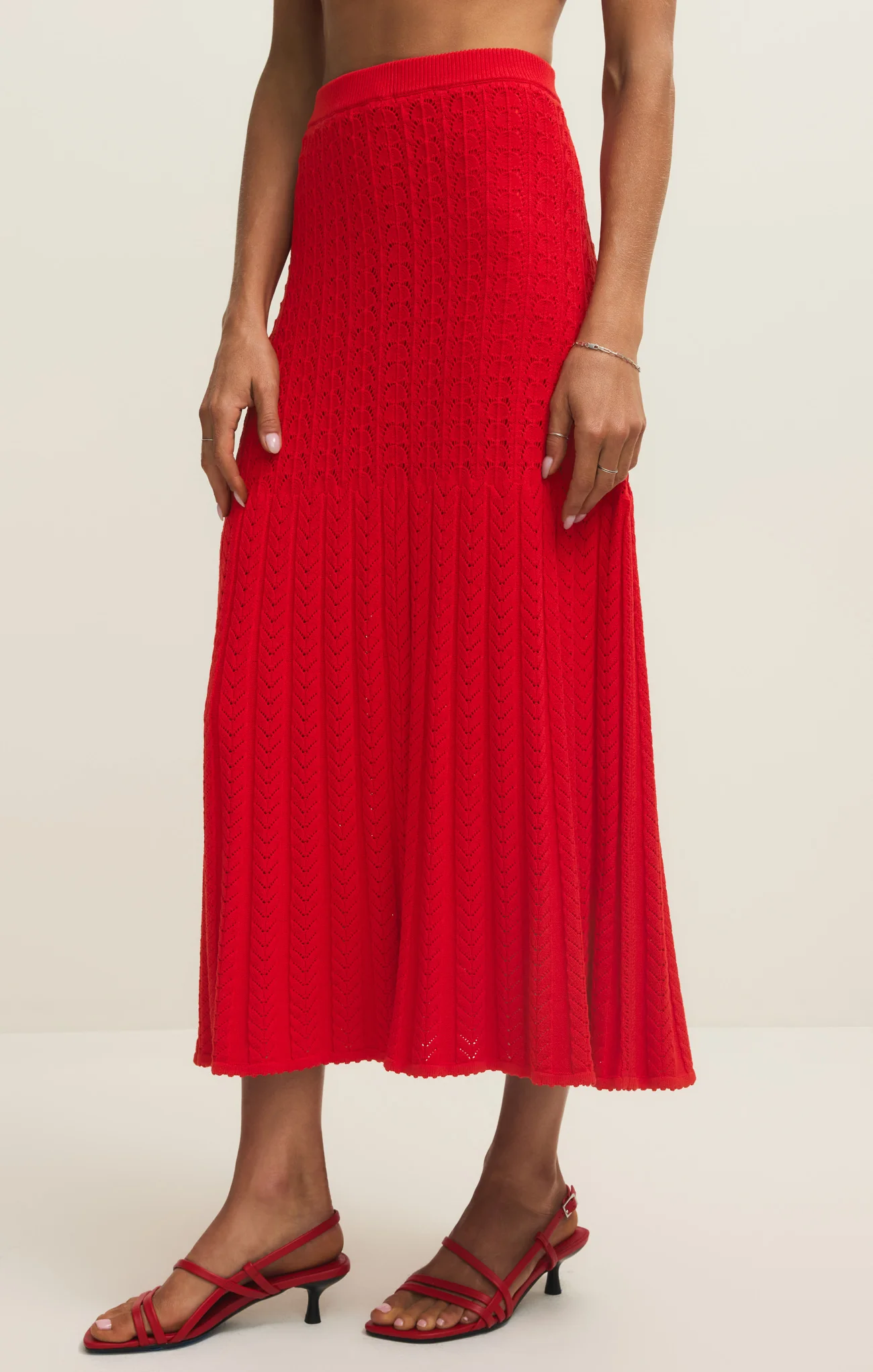 Lexa Crochet Sweater Maxi Skirt - Image 7