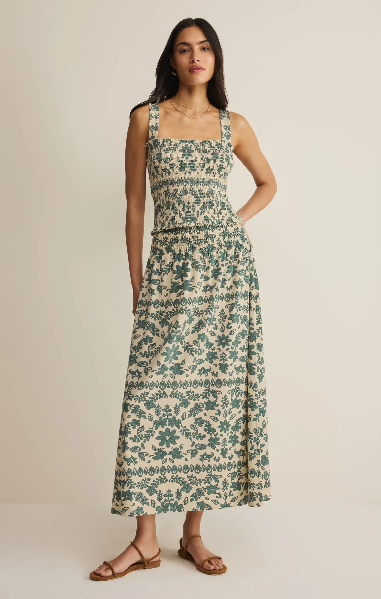 Leya Tera Paisley Smocked Top - Image 4