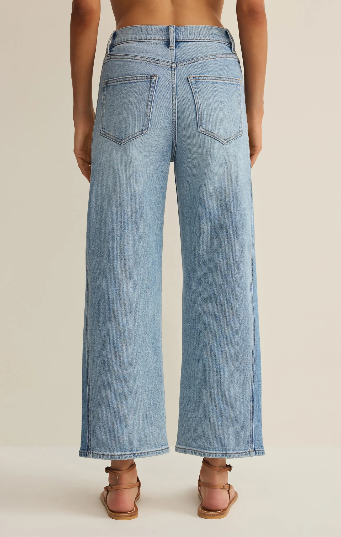 Luna Stretch Denim Crop Pant - Image 3