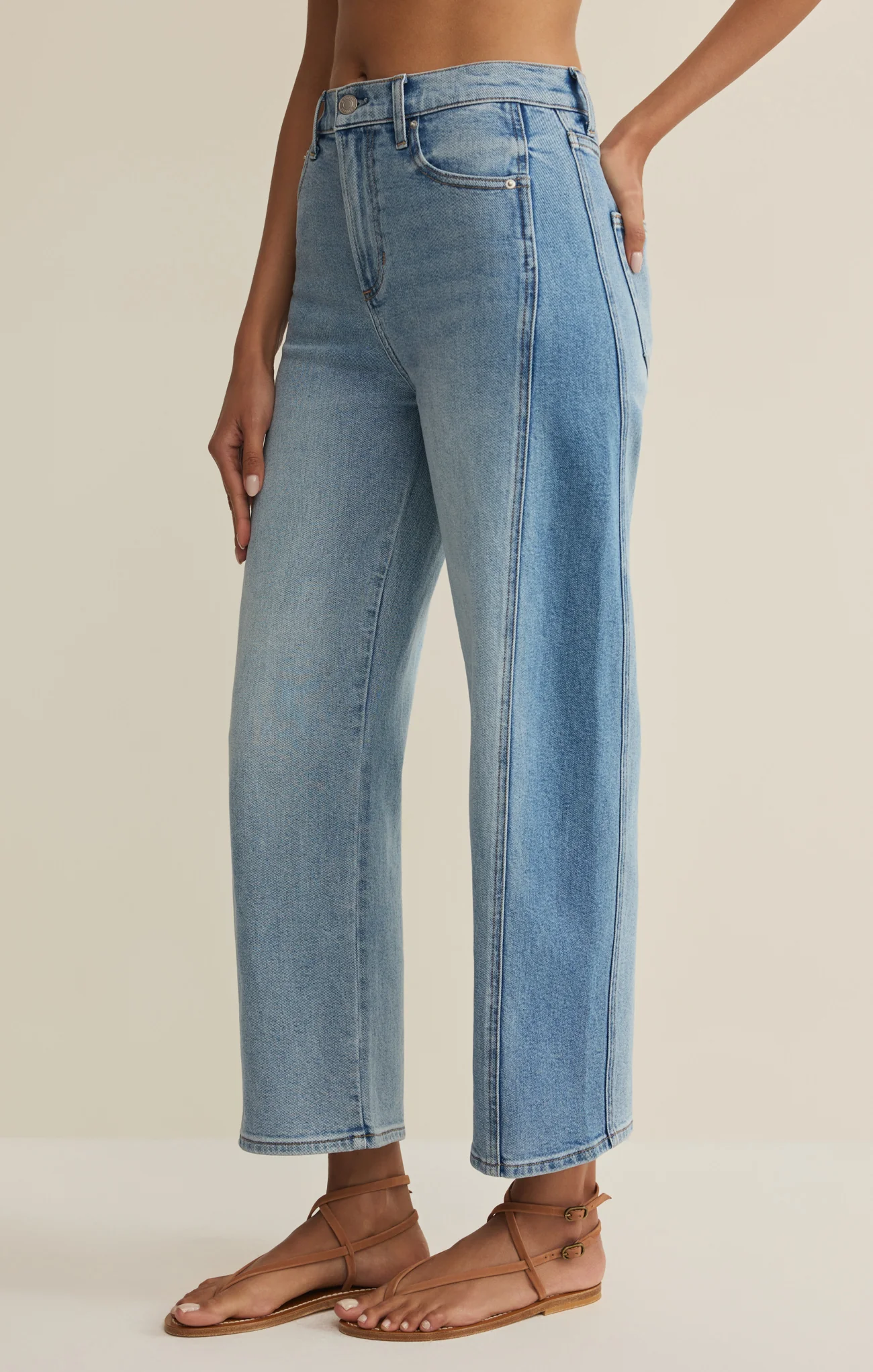 Luna Stretch Denim Crop Pant - Image 9