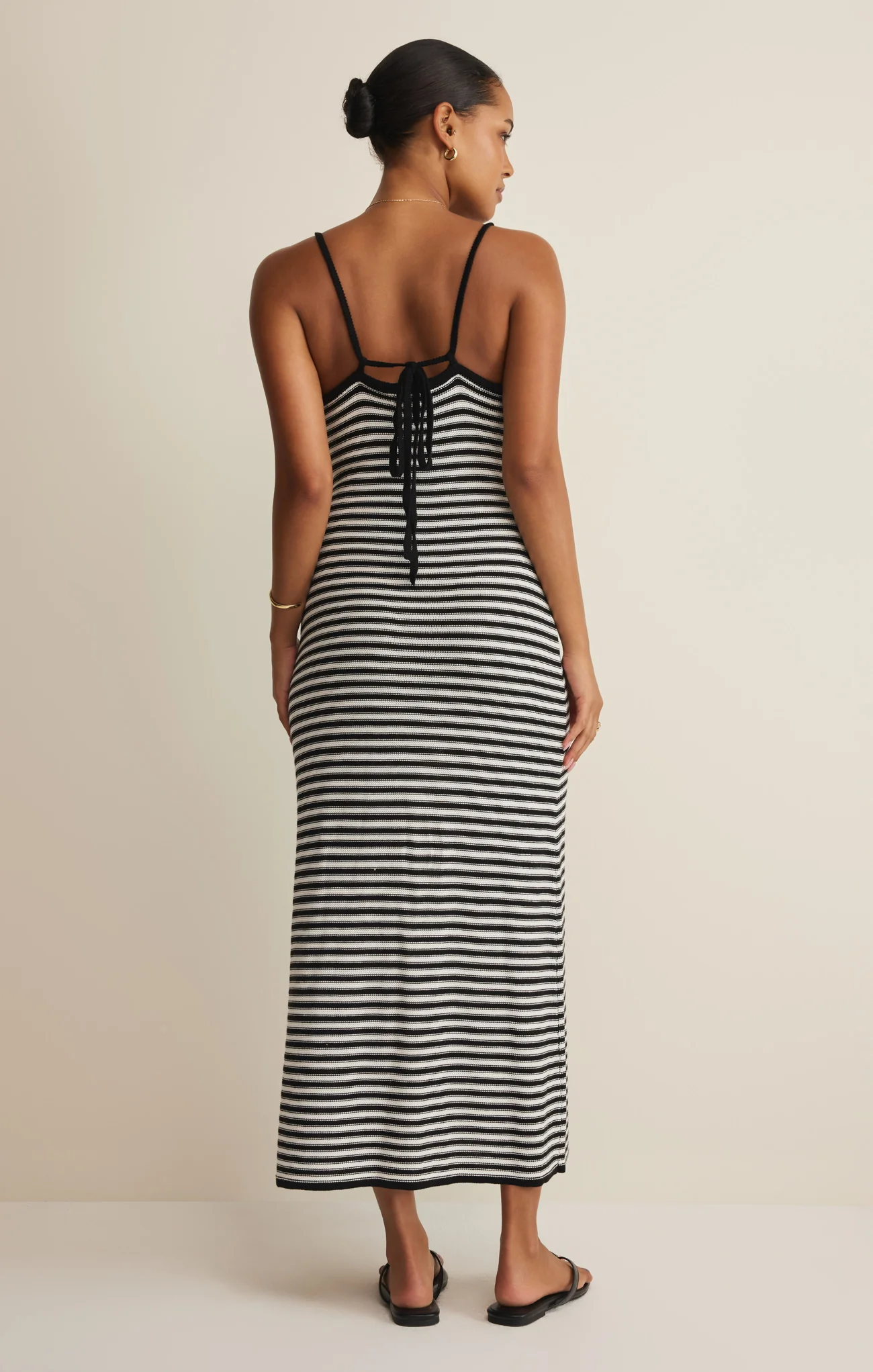 Majestic Striped Midi Dress - Image 2