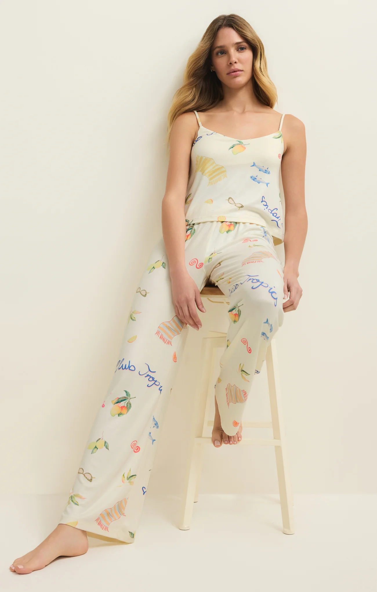Marbella Cropped Silky Jersey Cami - Image 7