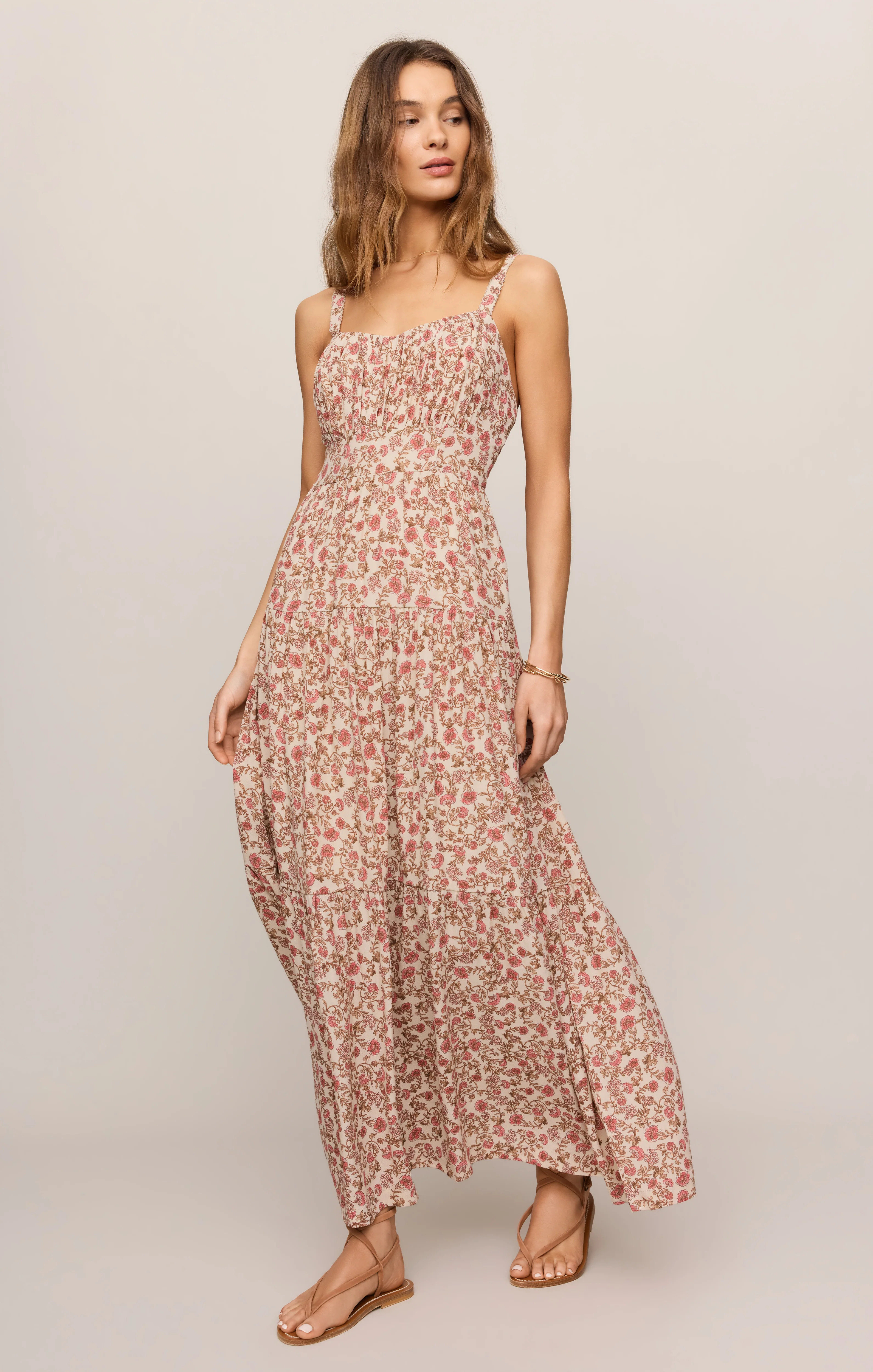 Mindy Floral Maxi Dress