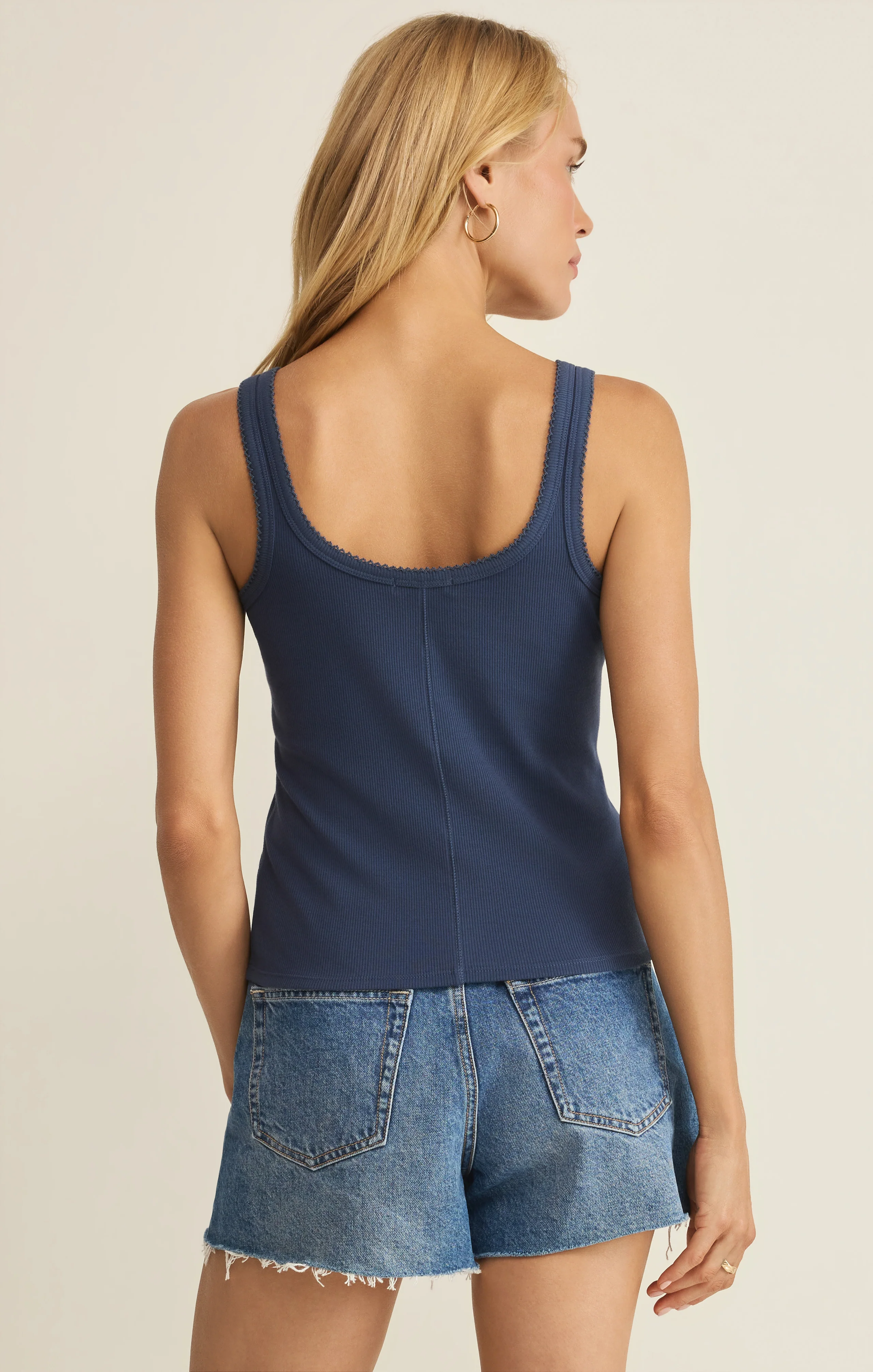 Niko Scallop Rib Tank Top - Image 13