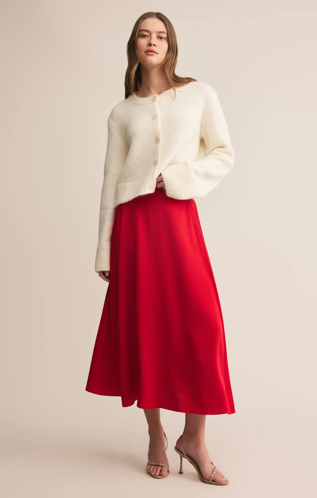 Northpointe Satin Midi Skirt - Image 31