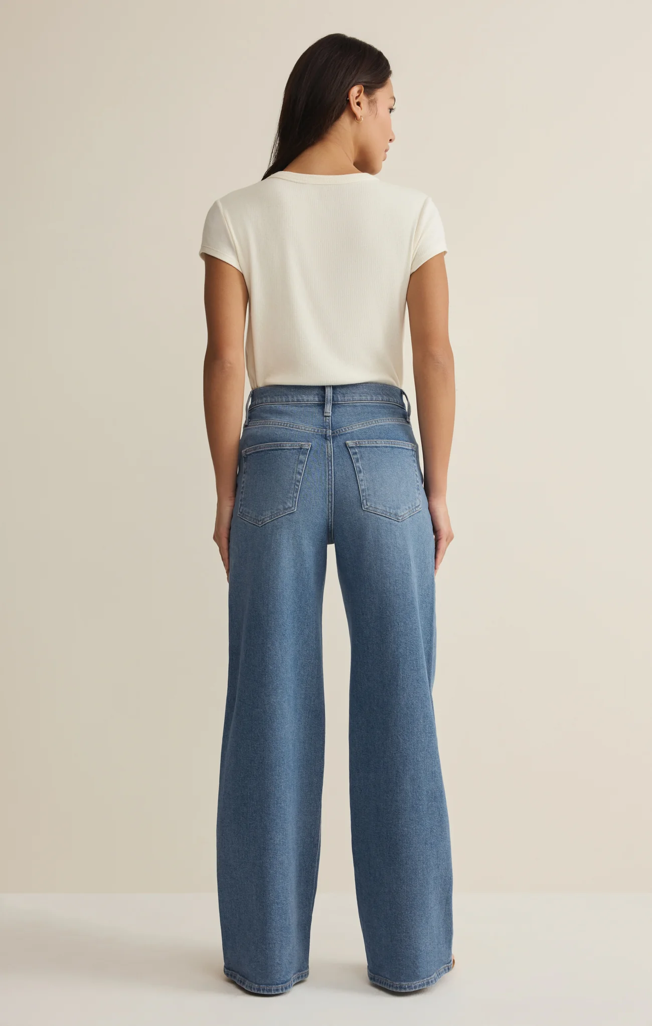 Nova High Rise Wide Leg Denim Pant - Image 8
