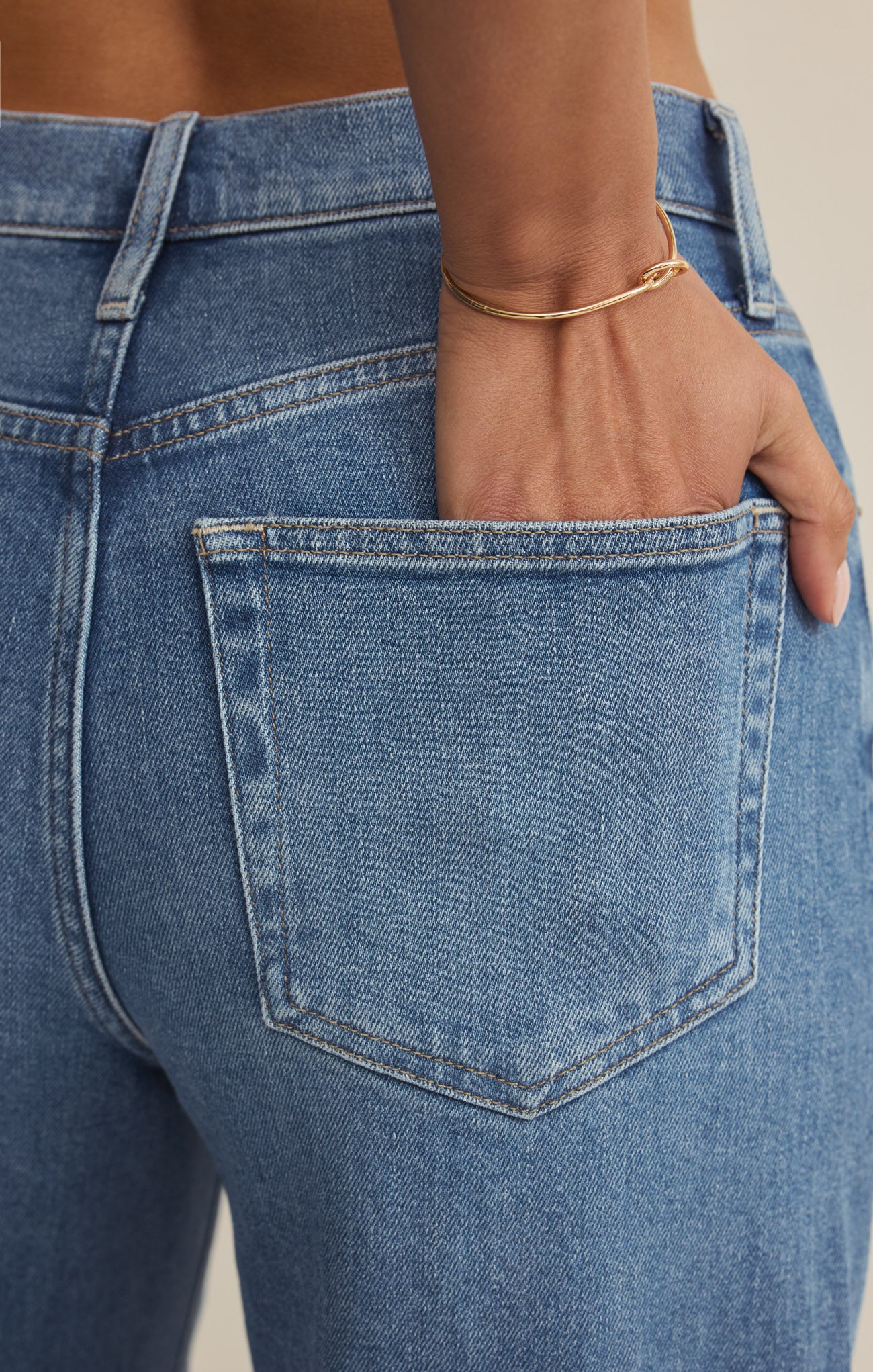 Nova High Rise Wide Leg Denim Pant - Image 9