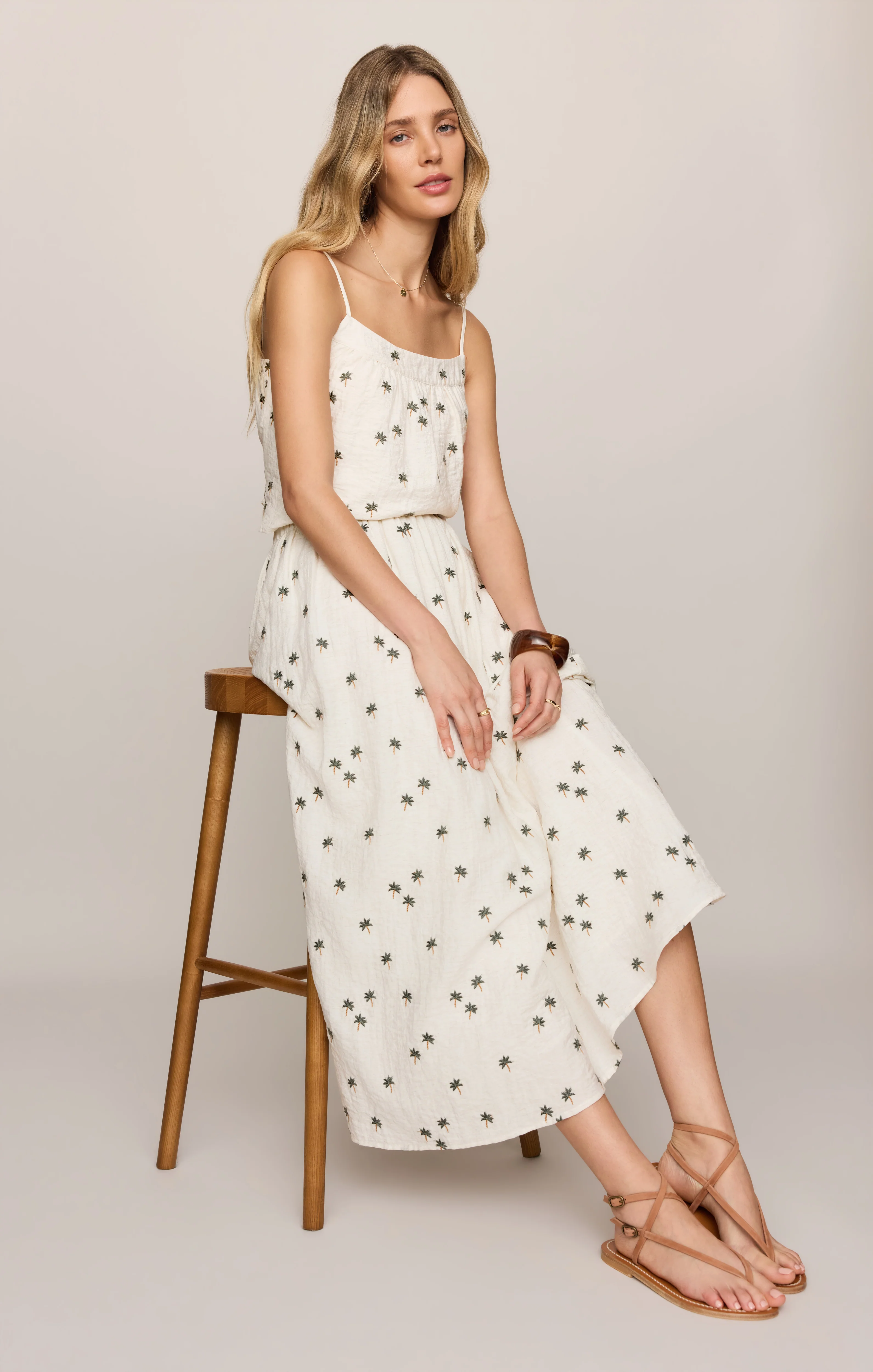 Palm Linen Tank - Image 3