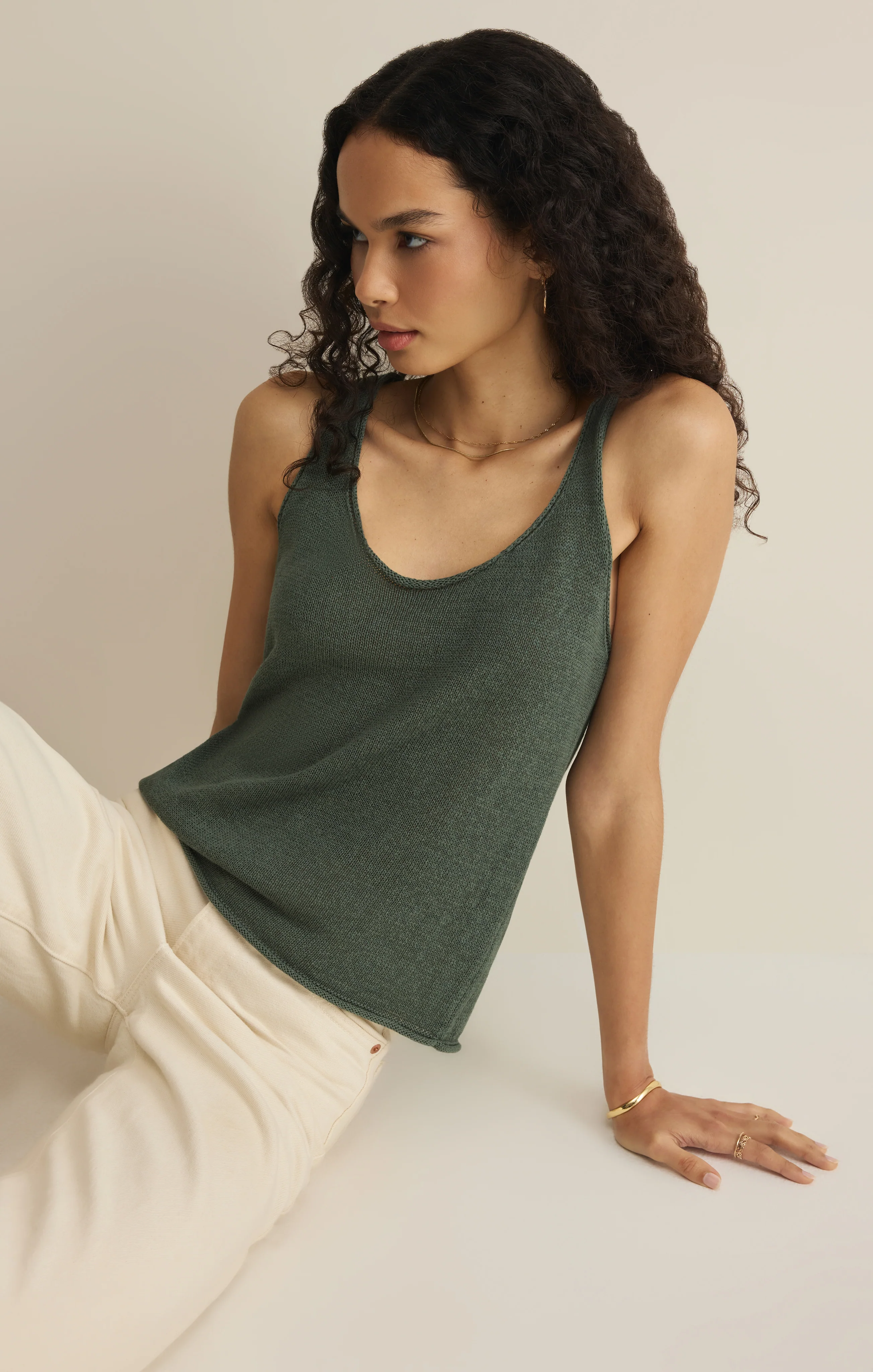 Perch Linen Tank - Image 17