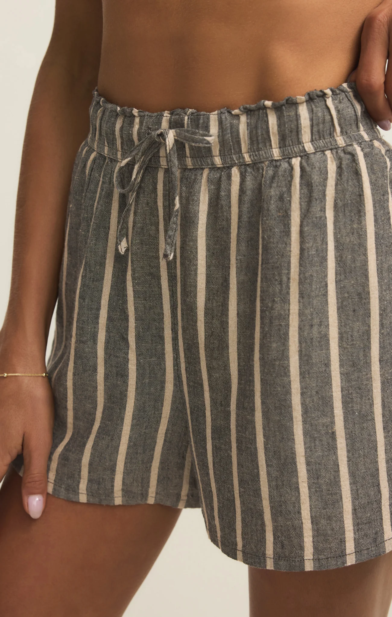The Perfect Linen Striped Short - Image 21