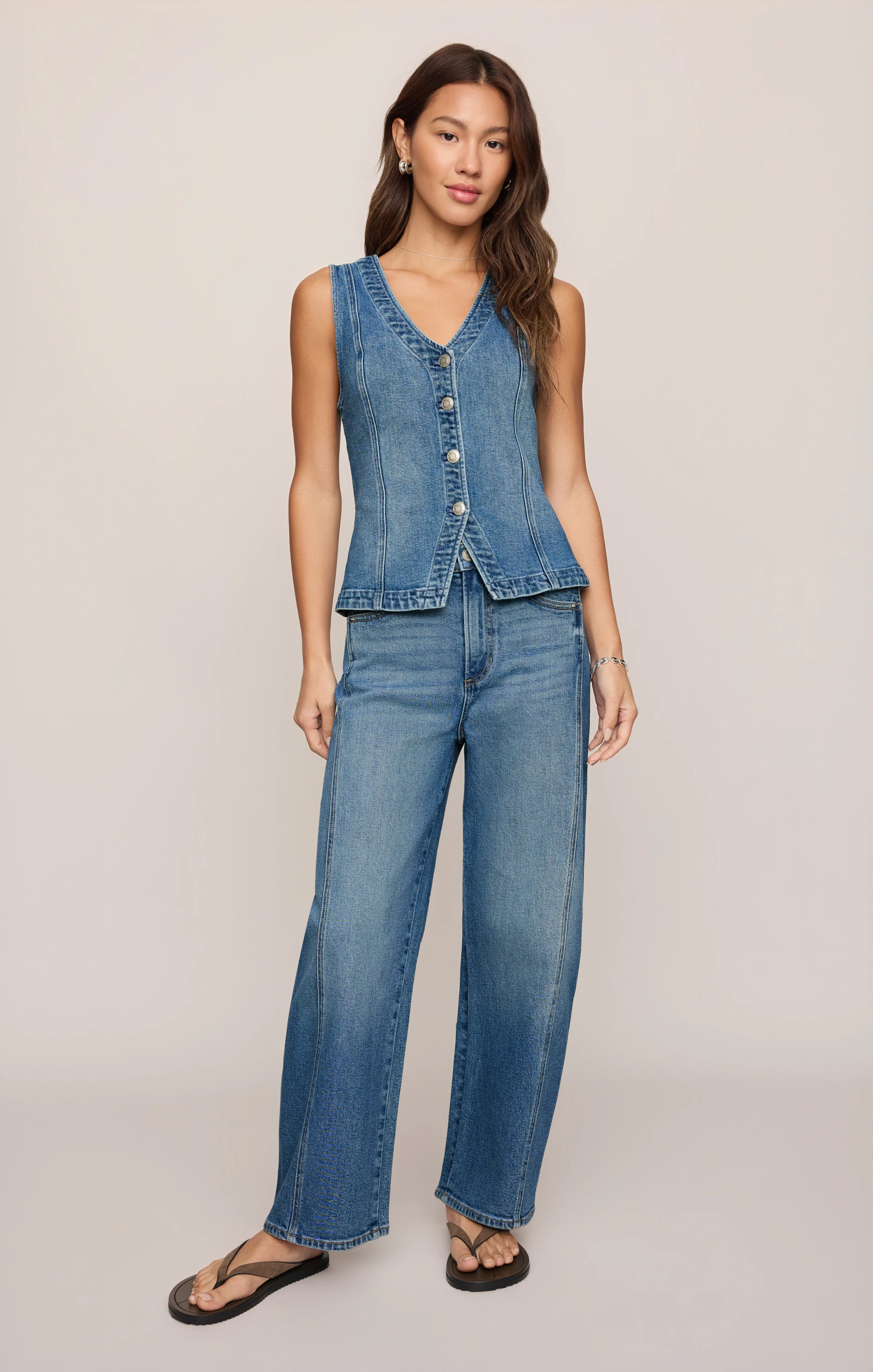 Porto Denim Tank Vest - Image 6