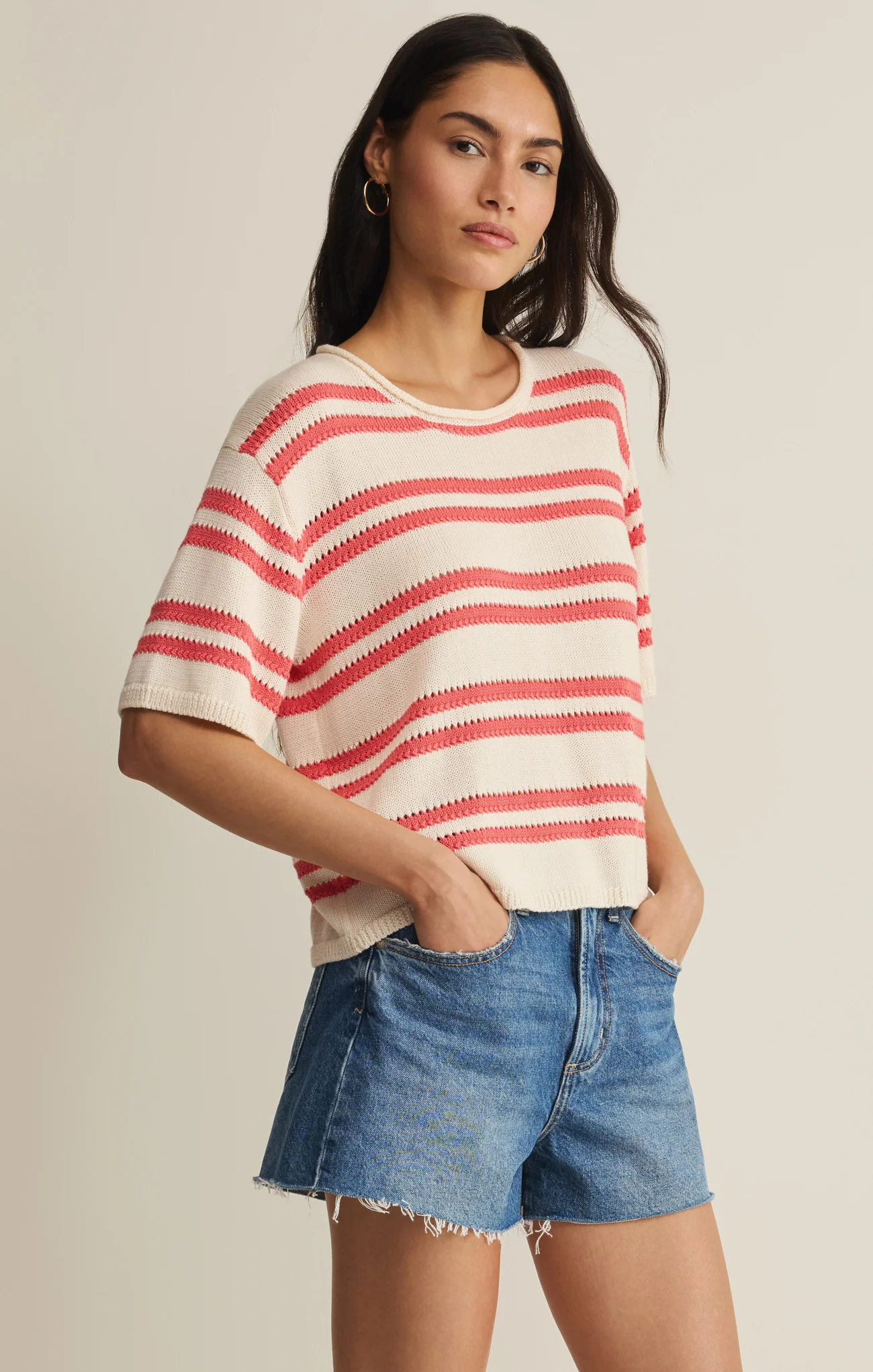 Prado Stripe Sweater Top - Image 7