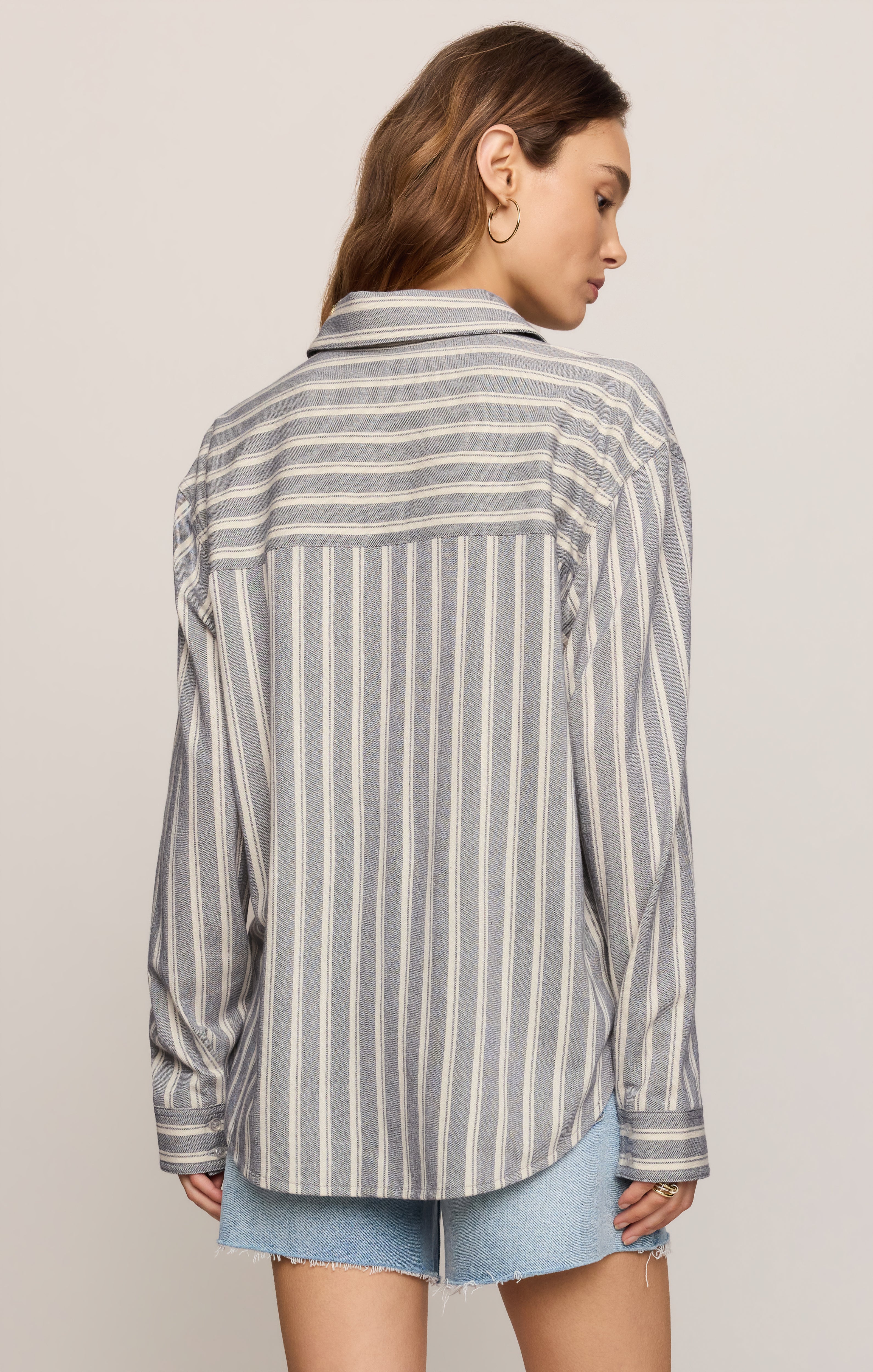 Reese Button Up Stripe Top - Image 10