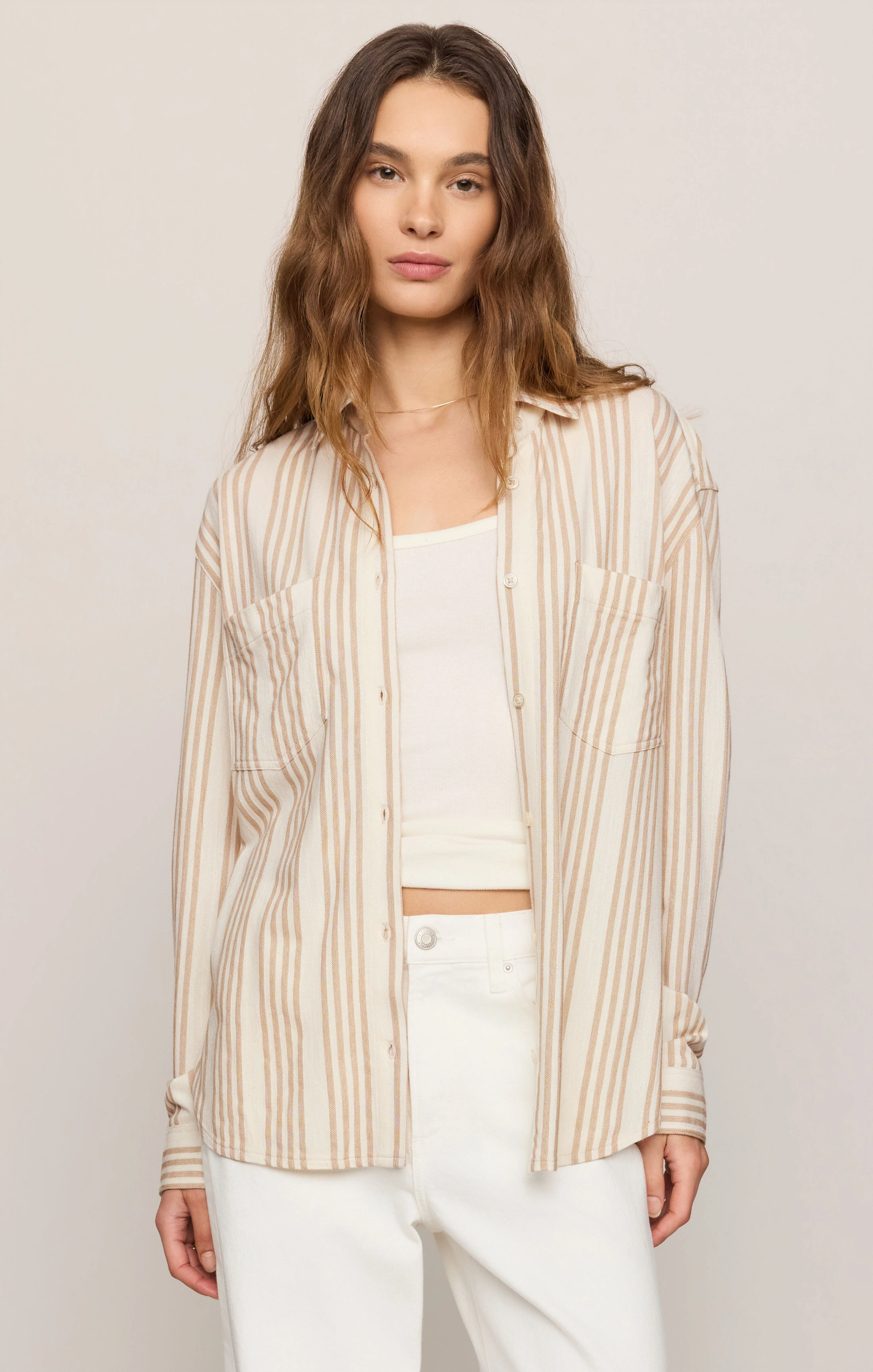 Reese Button Up Stripe Top - Image 17