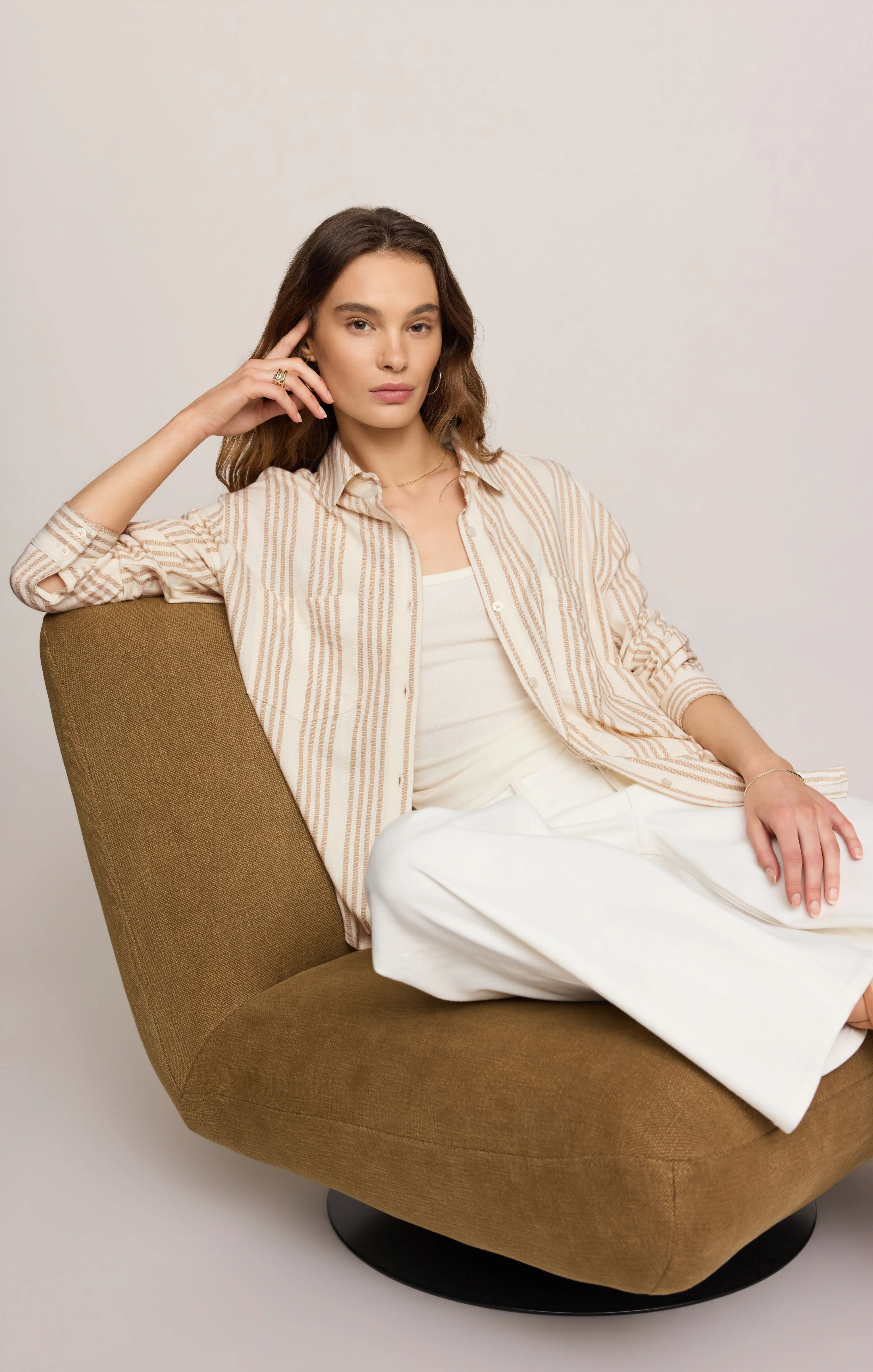 Reese Button Up Stripe Top - Image 22