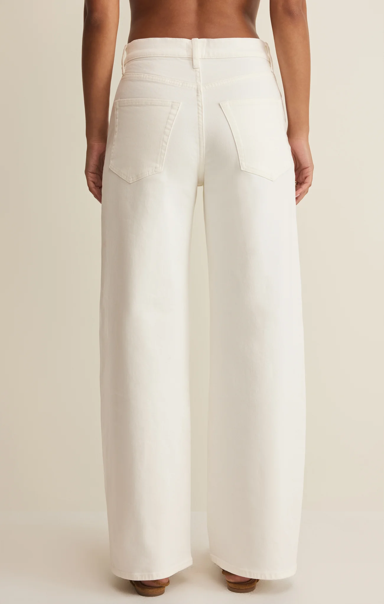Remi High Rise Denim Bowed Pant - Image 3