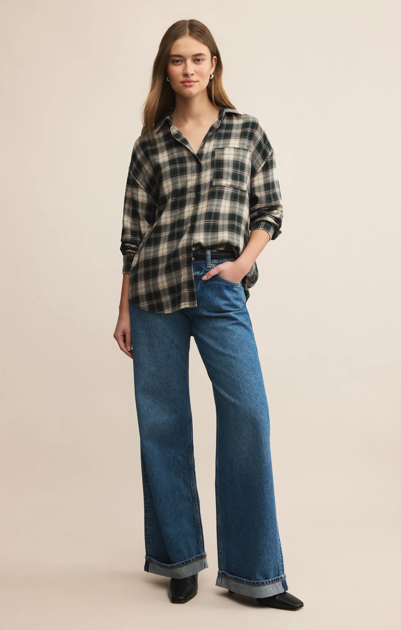 River Plaid Button Up - Image 6